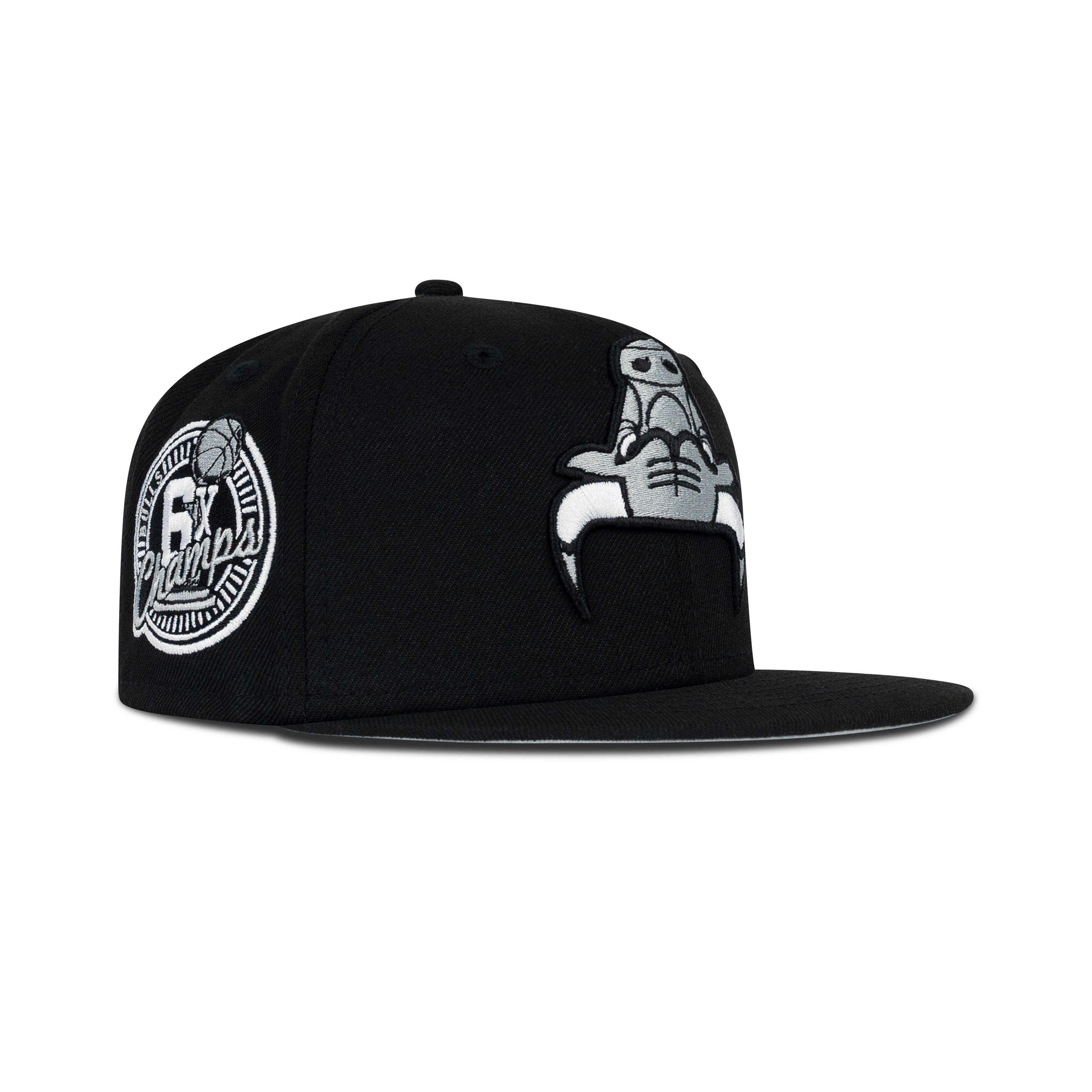 New Era Chicago Bulls Upside Down Logo Fitted Grey Bottom 