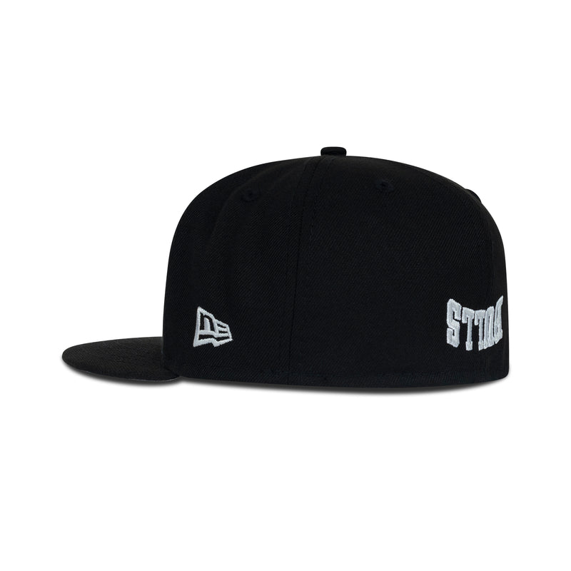 New Era Chicago Bulls Upside Down Logo Fitted Grey Bottom 