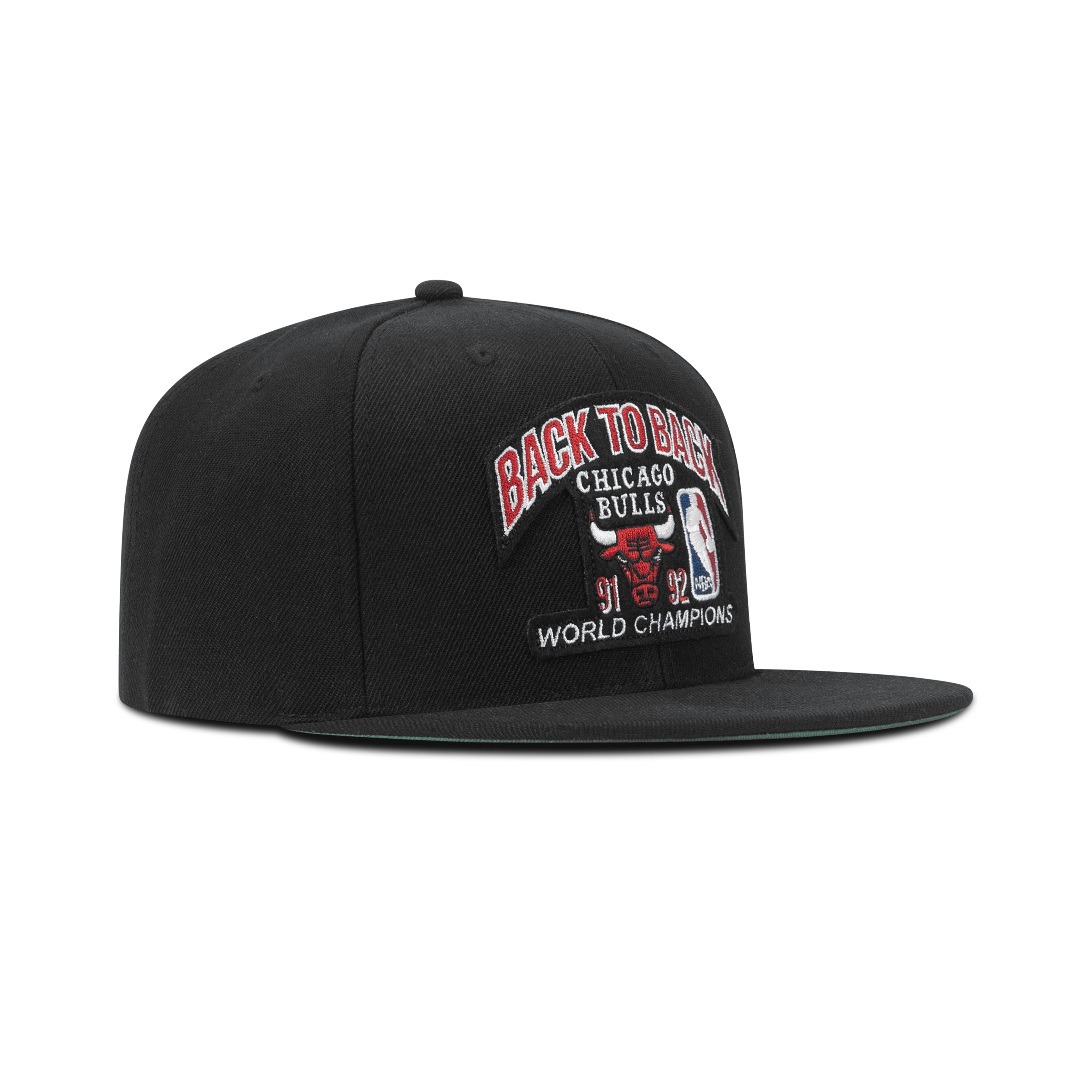 Mitchell & Ness Chicago Bulls NBA 91/92 B2B Snapback Green Bottom 