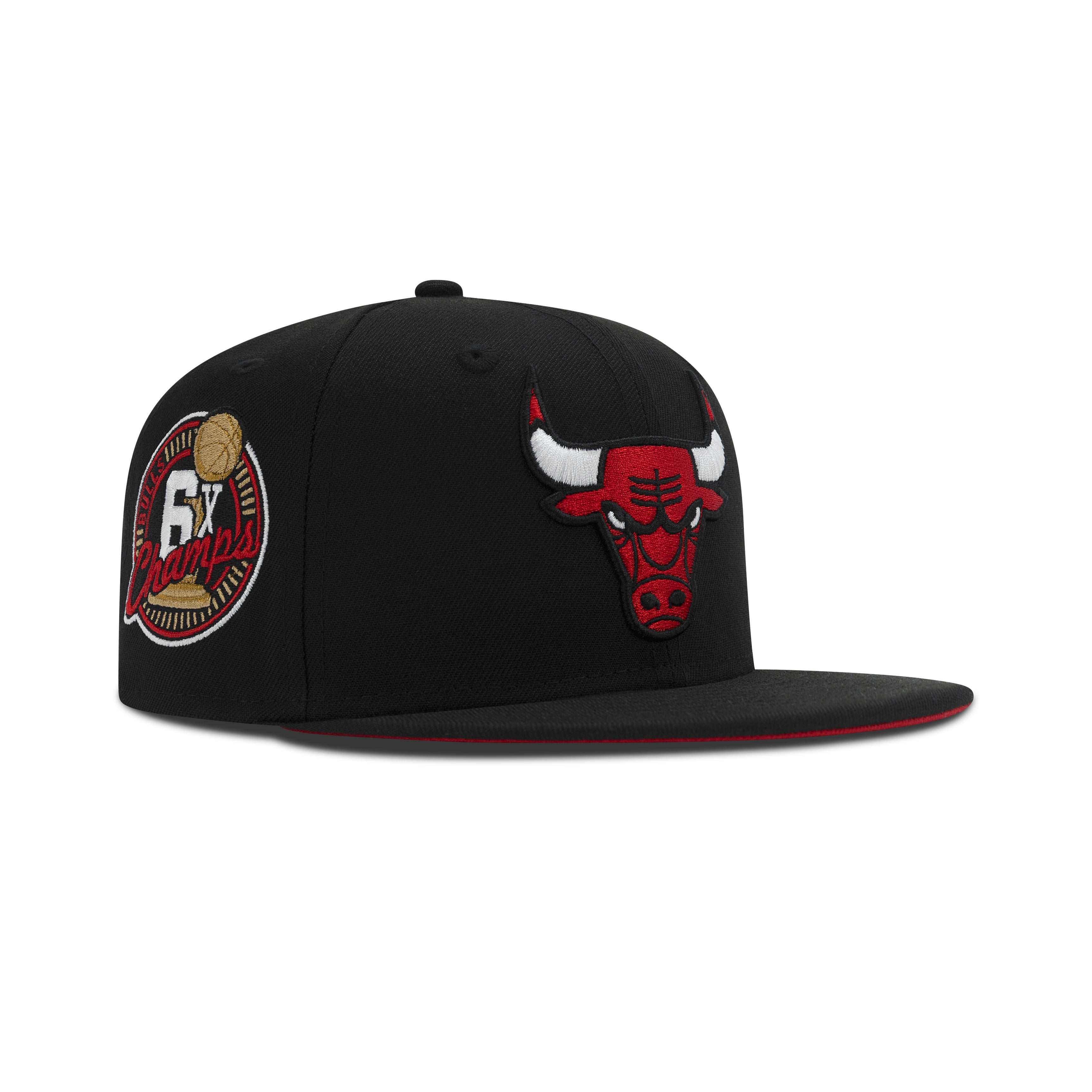 New Era Chicago Bulls Fitted Red Bottom 