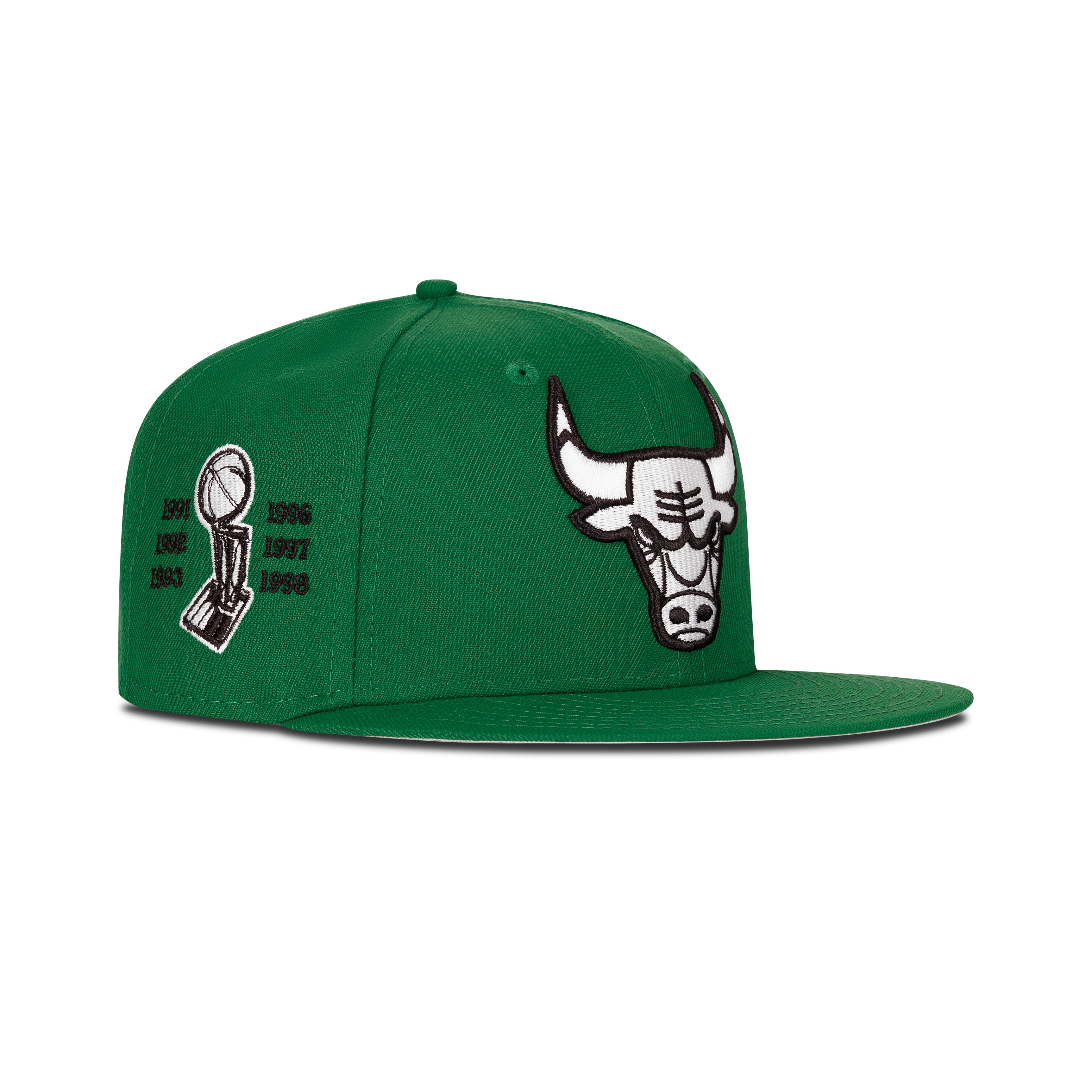 New Era Chicago Bulls Fitted Grey Bottom 