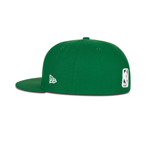 New Era Chicago Bulls Fitted Grey Bottom "Green White" (6x Champs Embroidery)