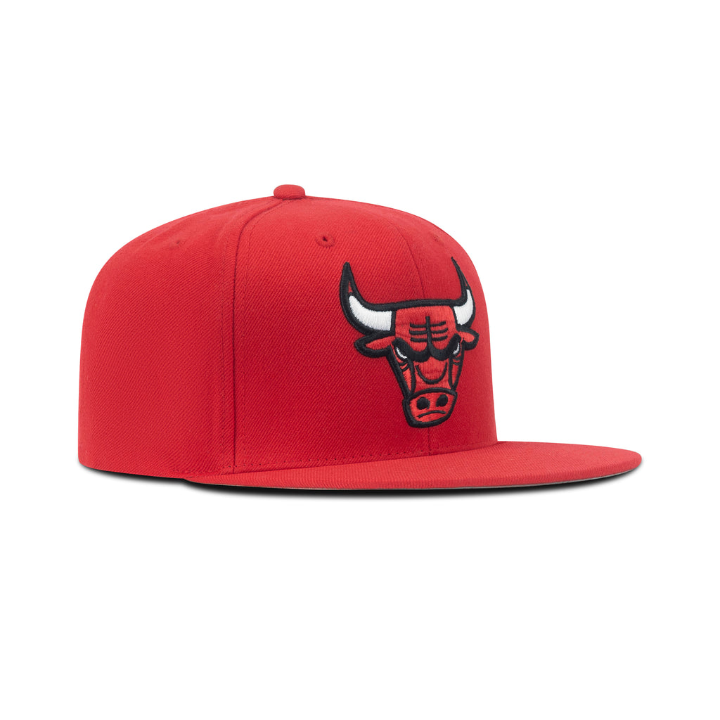 Mitchell & Ness Chicago Bulls Team Ground Snapback Grey Bottom "Red Black White" $35.00