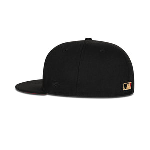 New Era St. Louis Cardinals Fitted Red Bottom "Black Gold Red" (1926 World Series Embroidery)