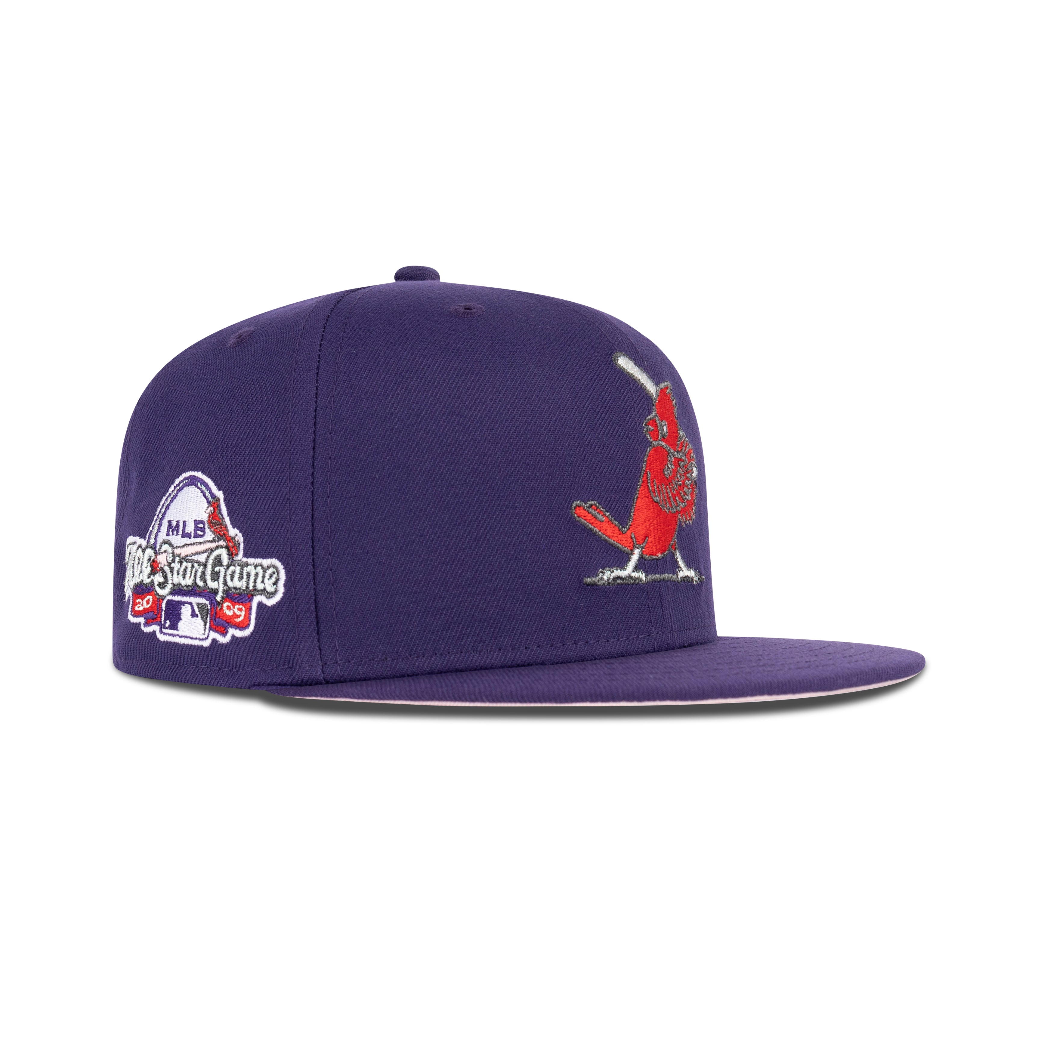 New Era St. Louis Cardinals Fitted Pink Bottom 