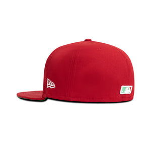 New Era St. Louis Cardinals Fitted Green Bottom "Red White" (2006 World Series Embroidery)