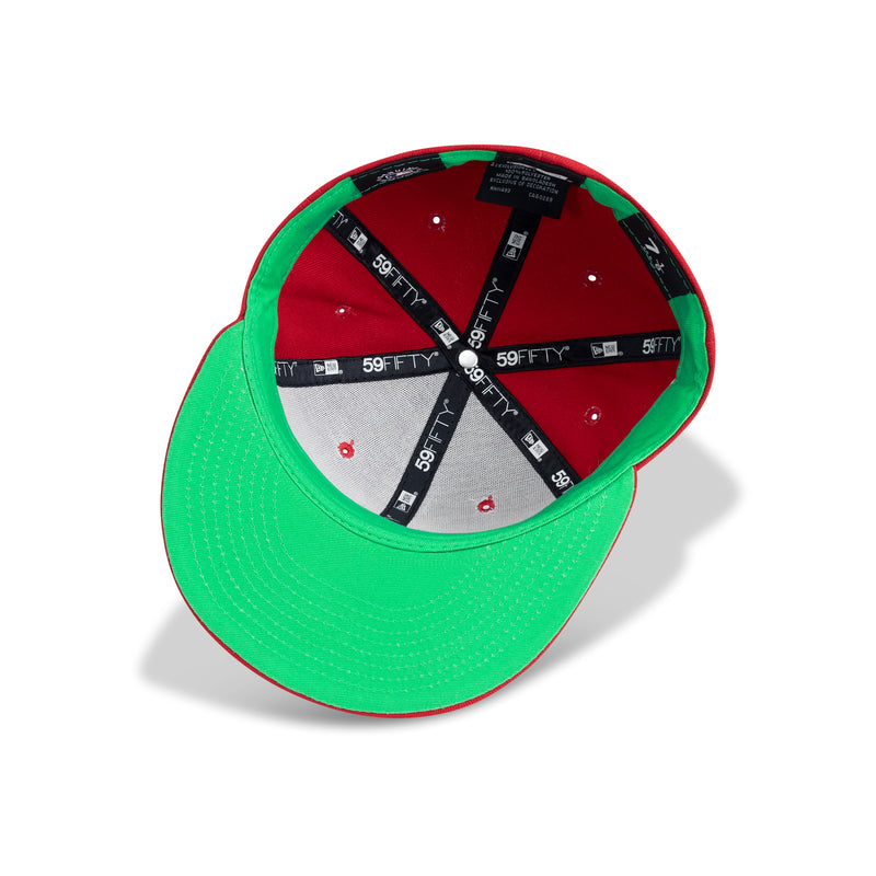 New Era St. Louis Cardinals Fitted Green Bottom 