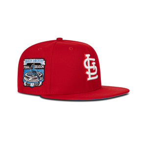 New Era St. Louis Cardinals Fitted Sky Blue Bottom "Red White" (1966-2006 Final Season Embroidery)