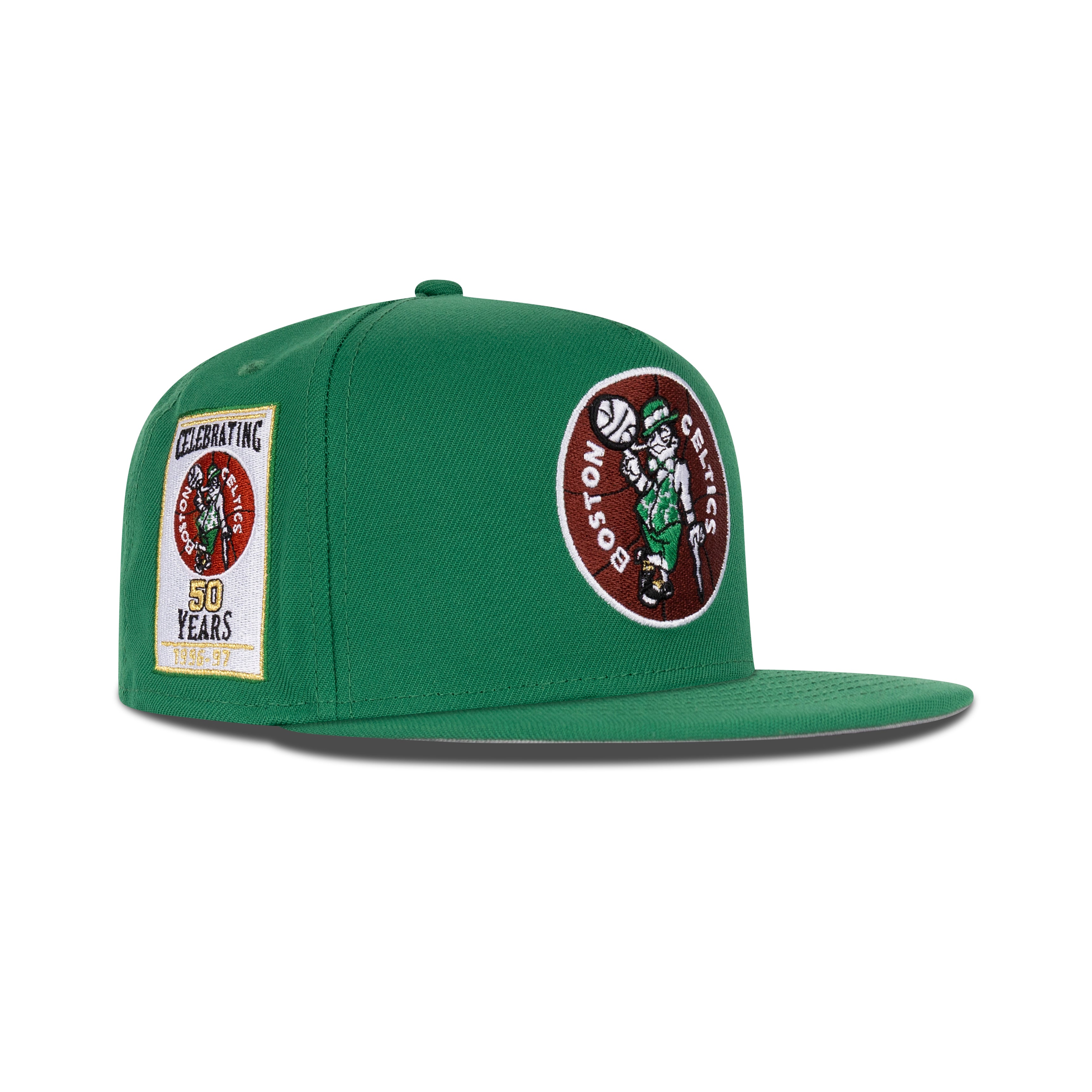 New Era Boston Celtics A-Frame Snapback Grey Bottom 