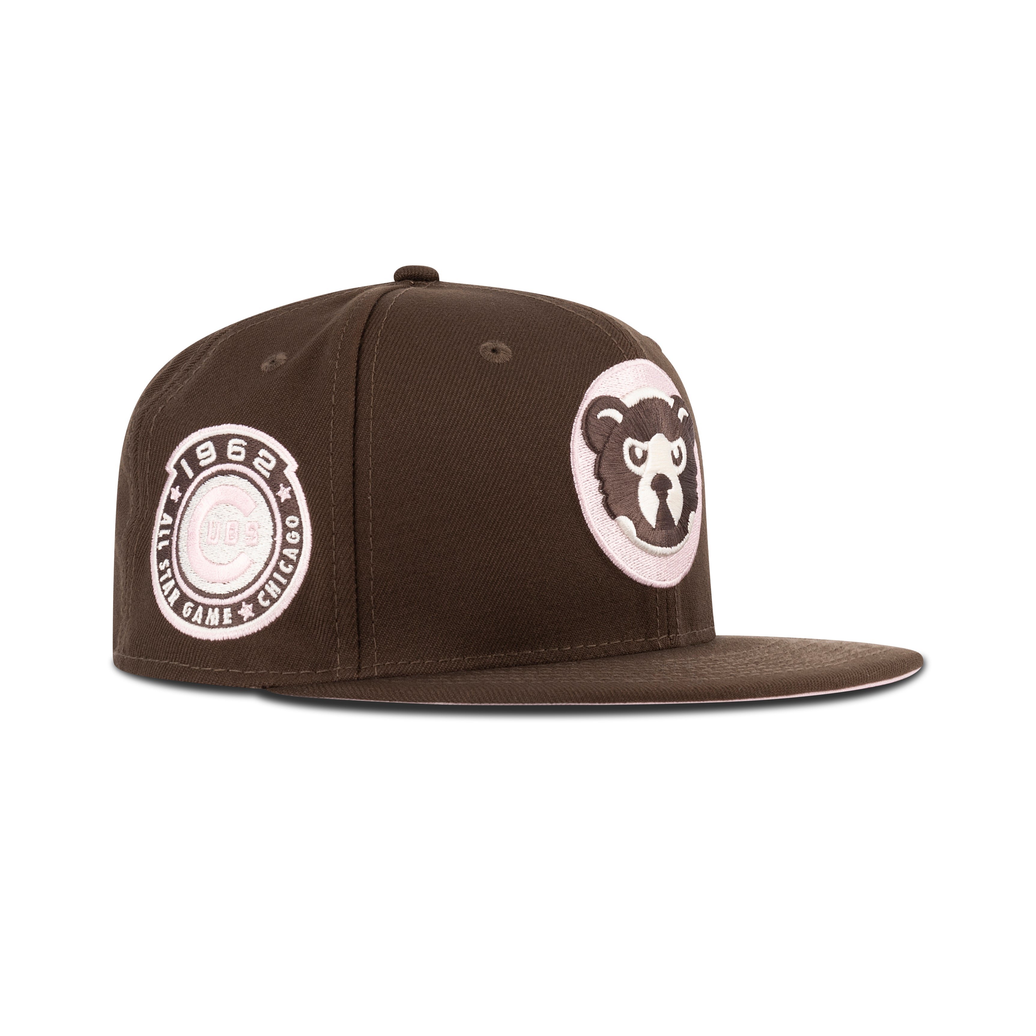 New Era Chicago Cubs Fitted Pink Bottom 