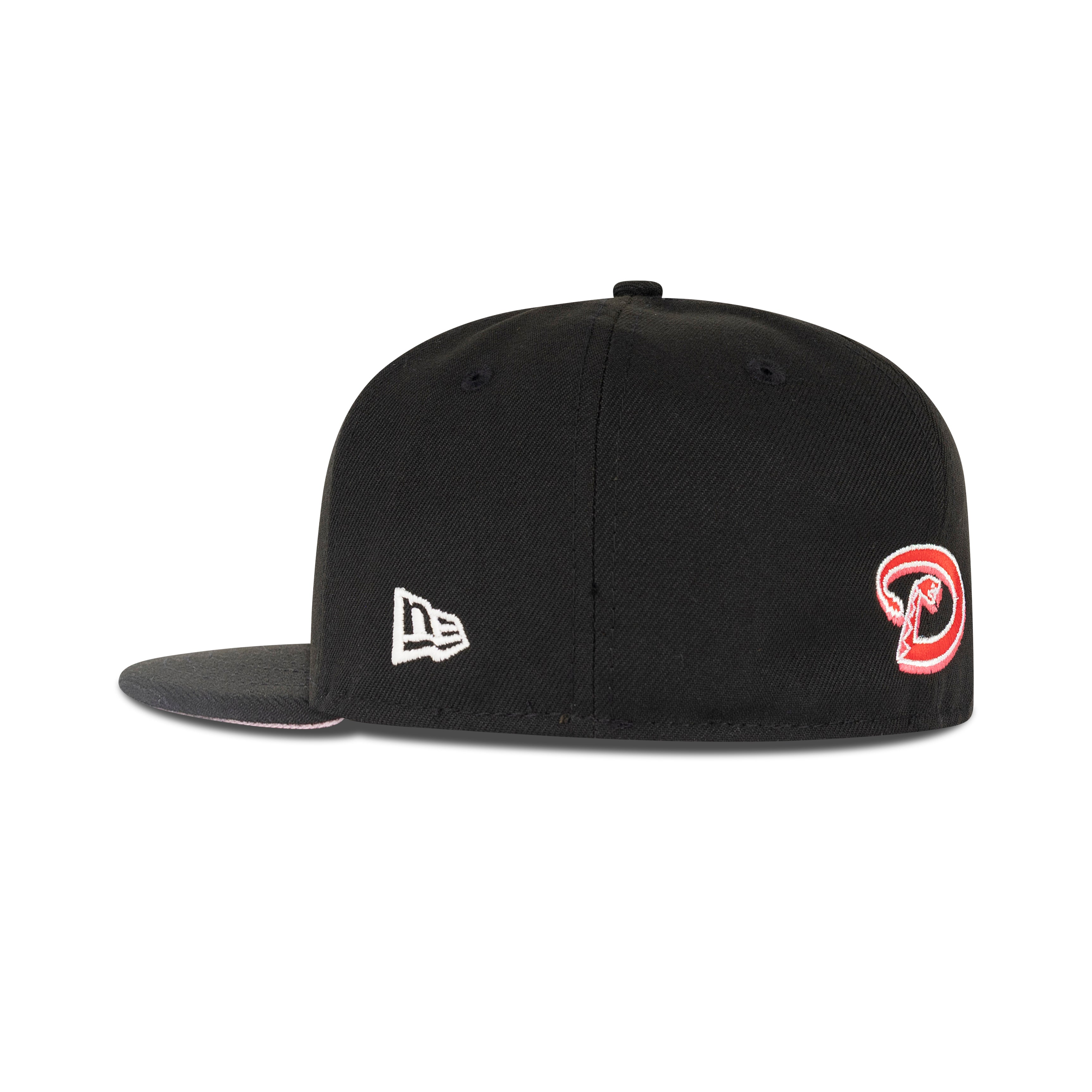 New Era Arizona Diamondbacks Upside Down Logo Fitted Pink Bottom 