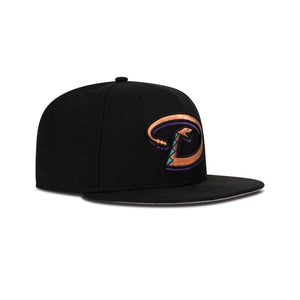 New Era Arizona Diamondbacks Fitted Grey Bottom "Black"