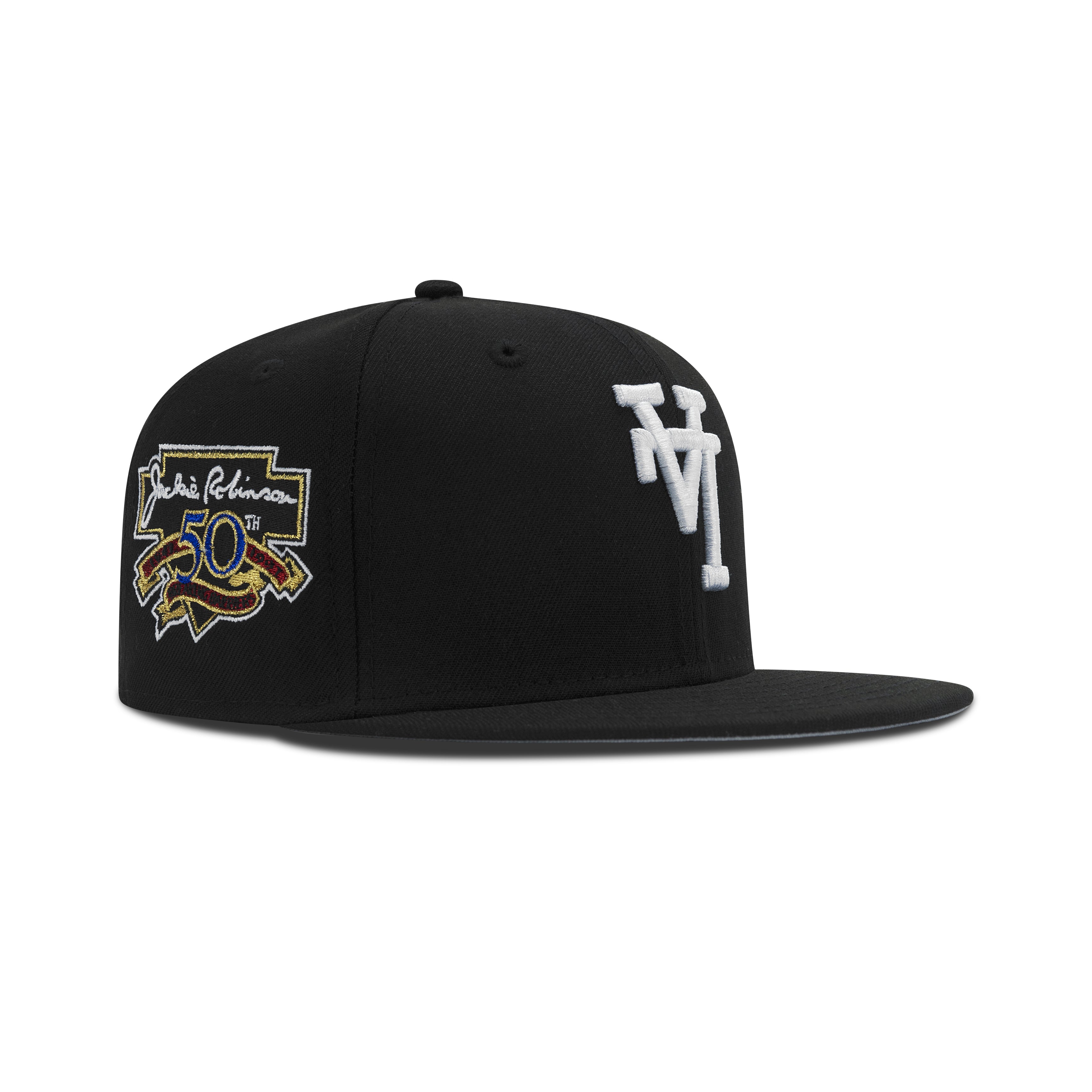 New Era Los Angeles Dodgers Upside Down Logo Fitted Grey Bottom 