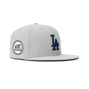 New Era Los Angeles Dodgers Fitted Grey Bottom "Light Grey Navy" (1980 All Star Game Embroidery)
