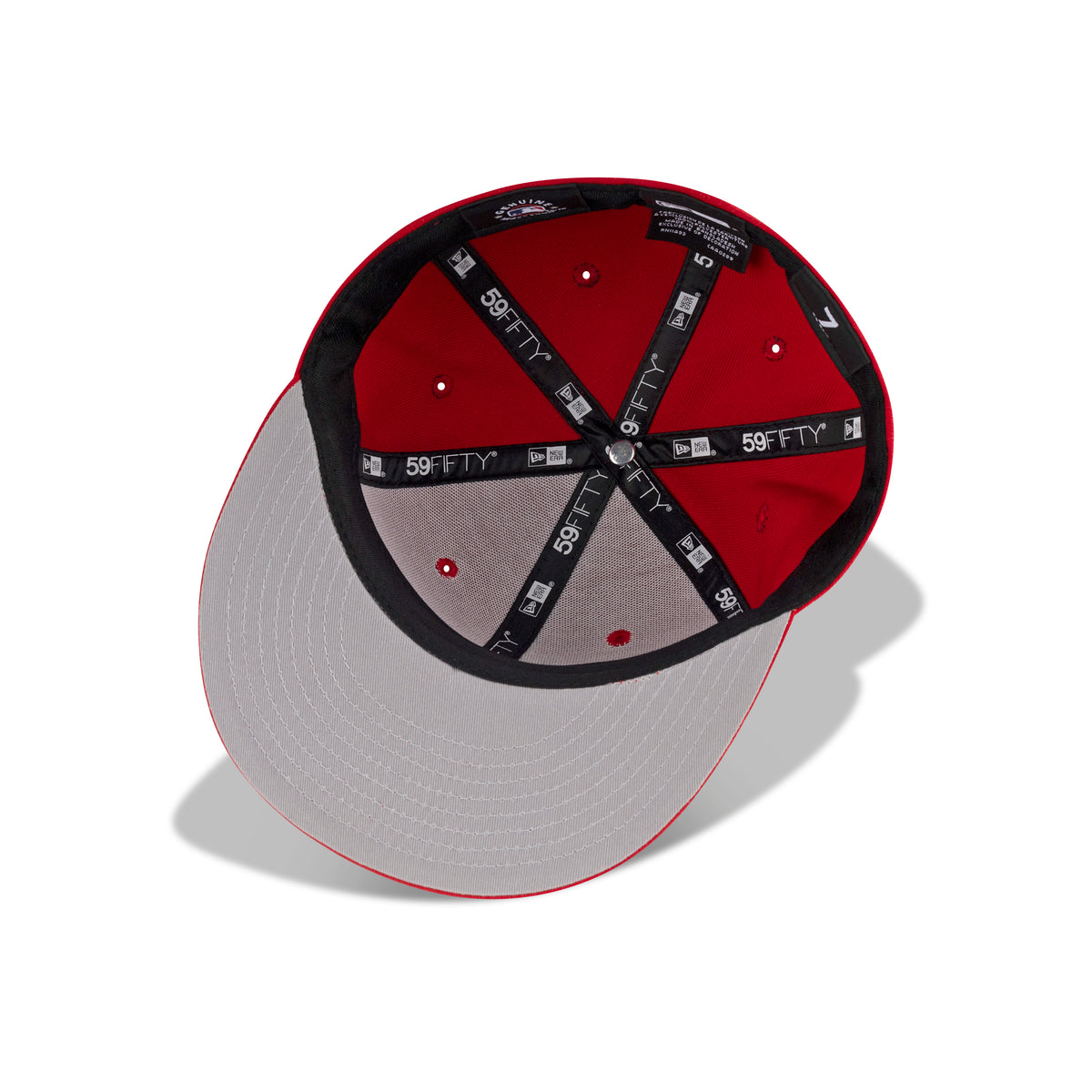New Era Los Angeles Dodgers Fitted Grey Bottom 