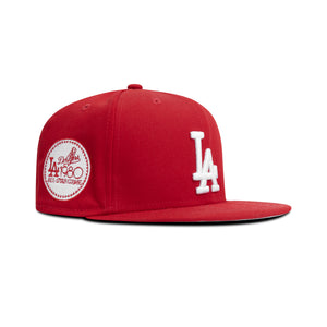 New Era Los Angeles Dodgers Fitted Grey Bottom "Red White" (1980 All Star Game Embroidery)