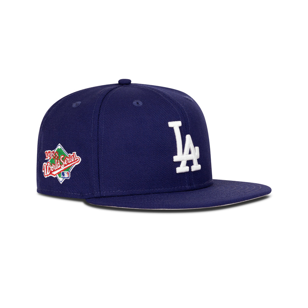 New Era Los Angeles Dodgers Fitted Grey Bottom "Royal Blue" (1988 World Series Embroidery)