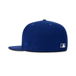 New Era Los Angeles Dodgers Fitted Grey Bottom "Royal White" (50th Anniversary Embroidery)