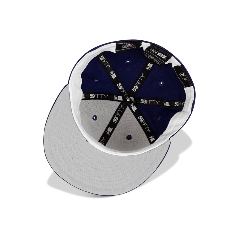 New Era Los Angeles Dodgers Fitted Grey Bottom 