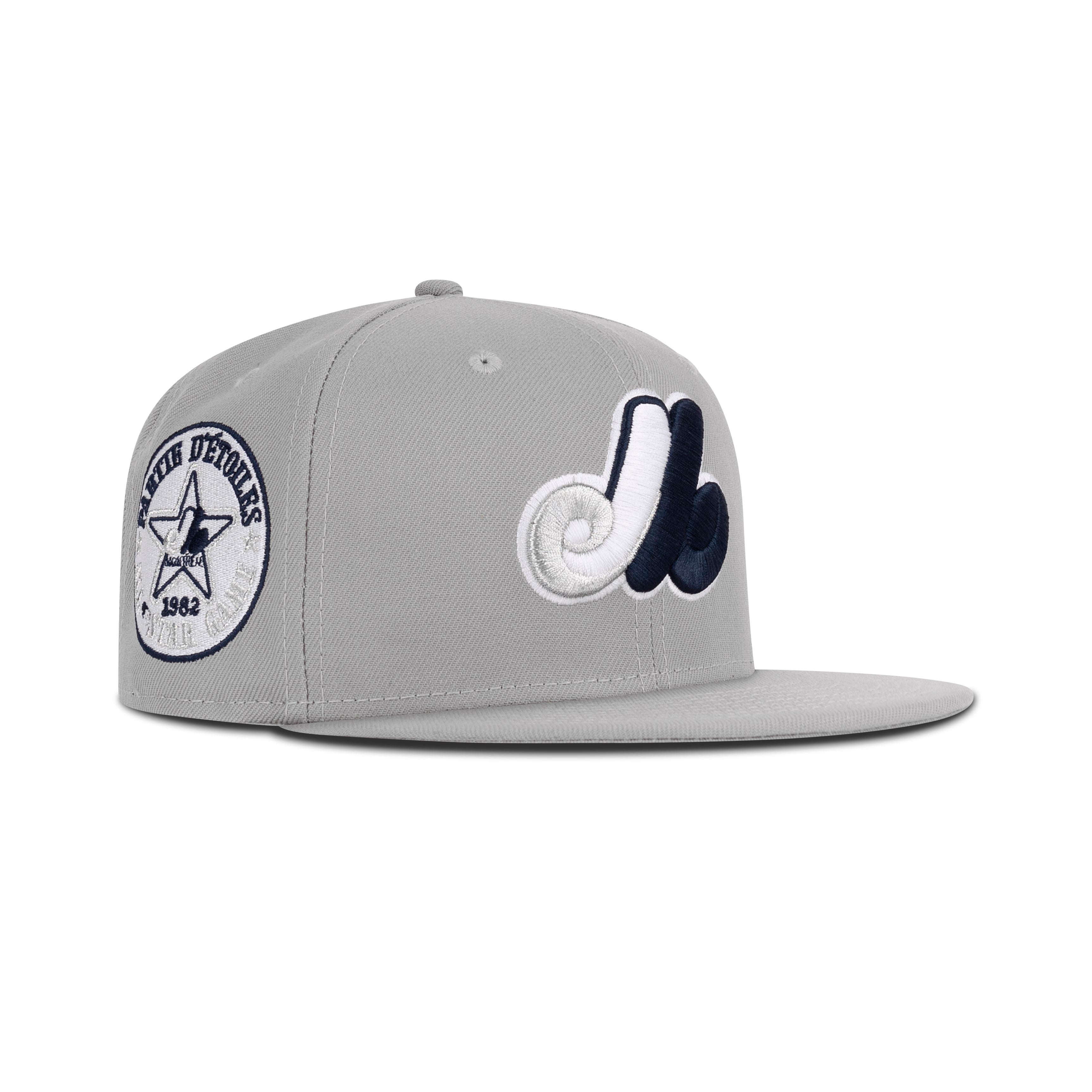 New Era Montreal Expos Fitted Gray Bottom 