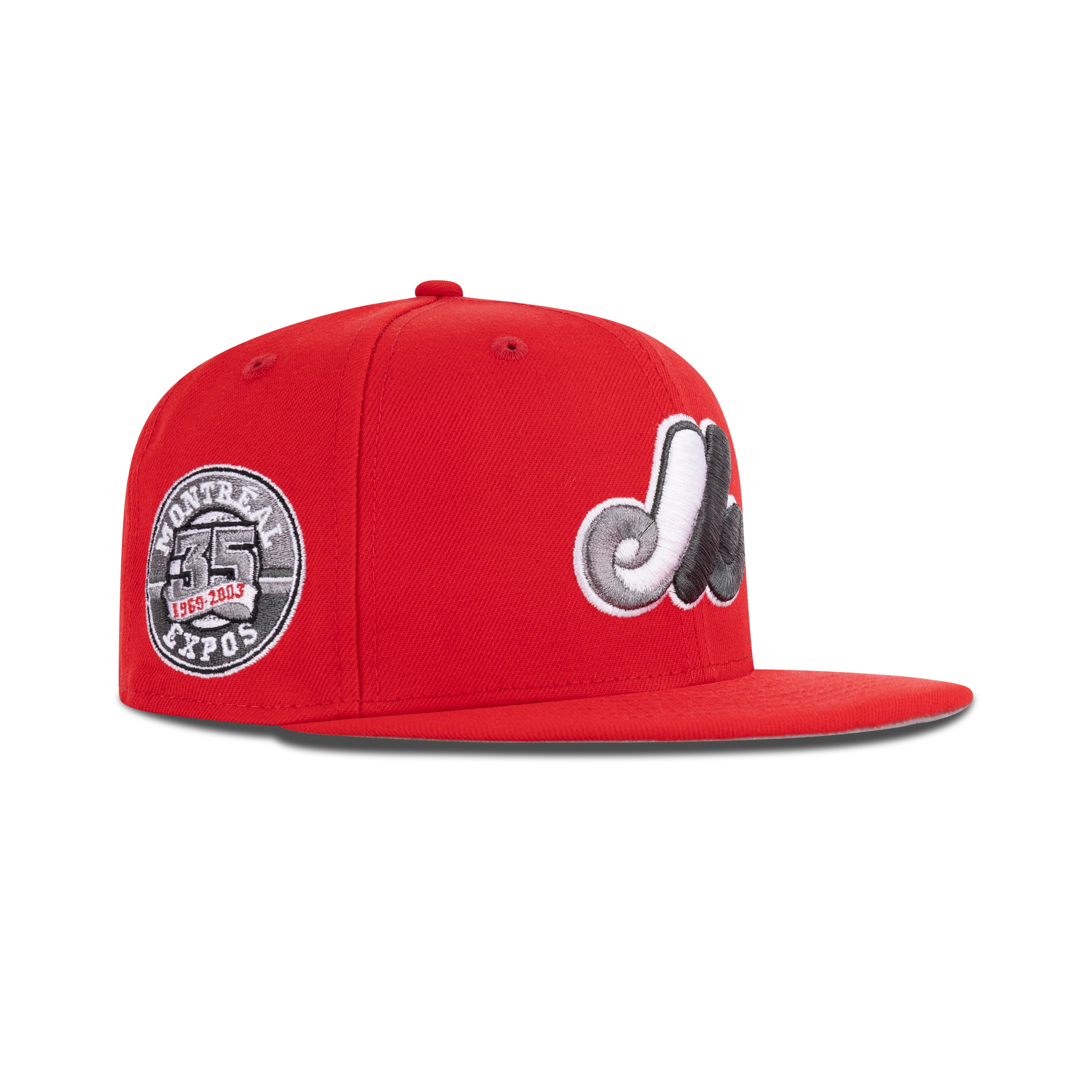 New Era Montreal Expos Fitted Grey Bottom 