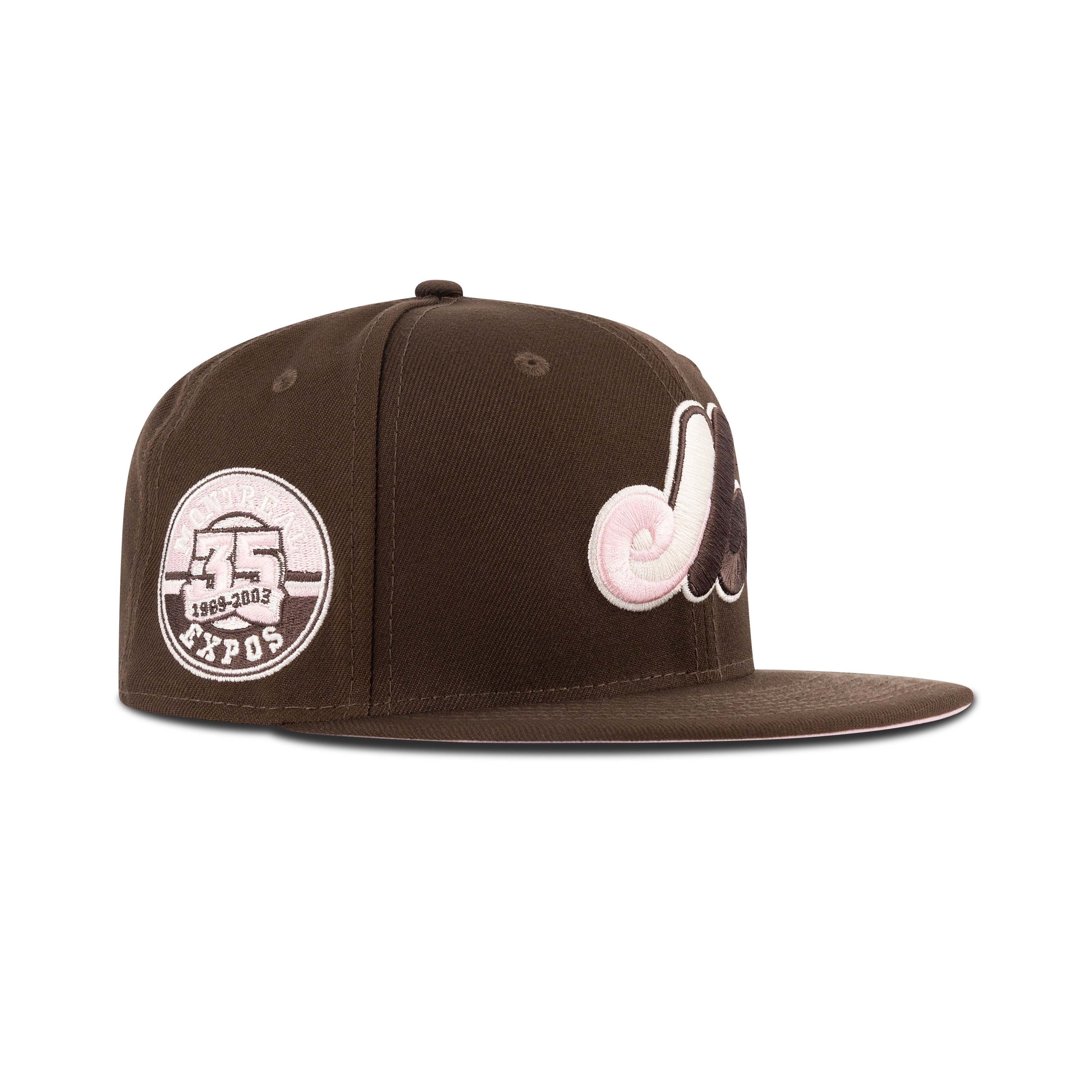 New Era Montreal Expos Fitted Pink Bottom 