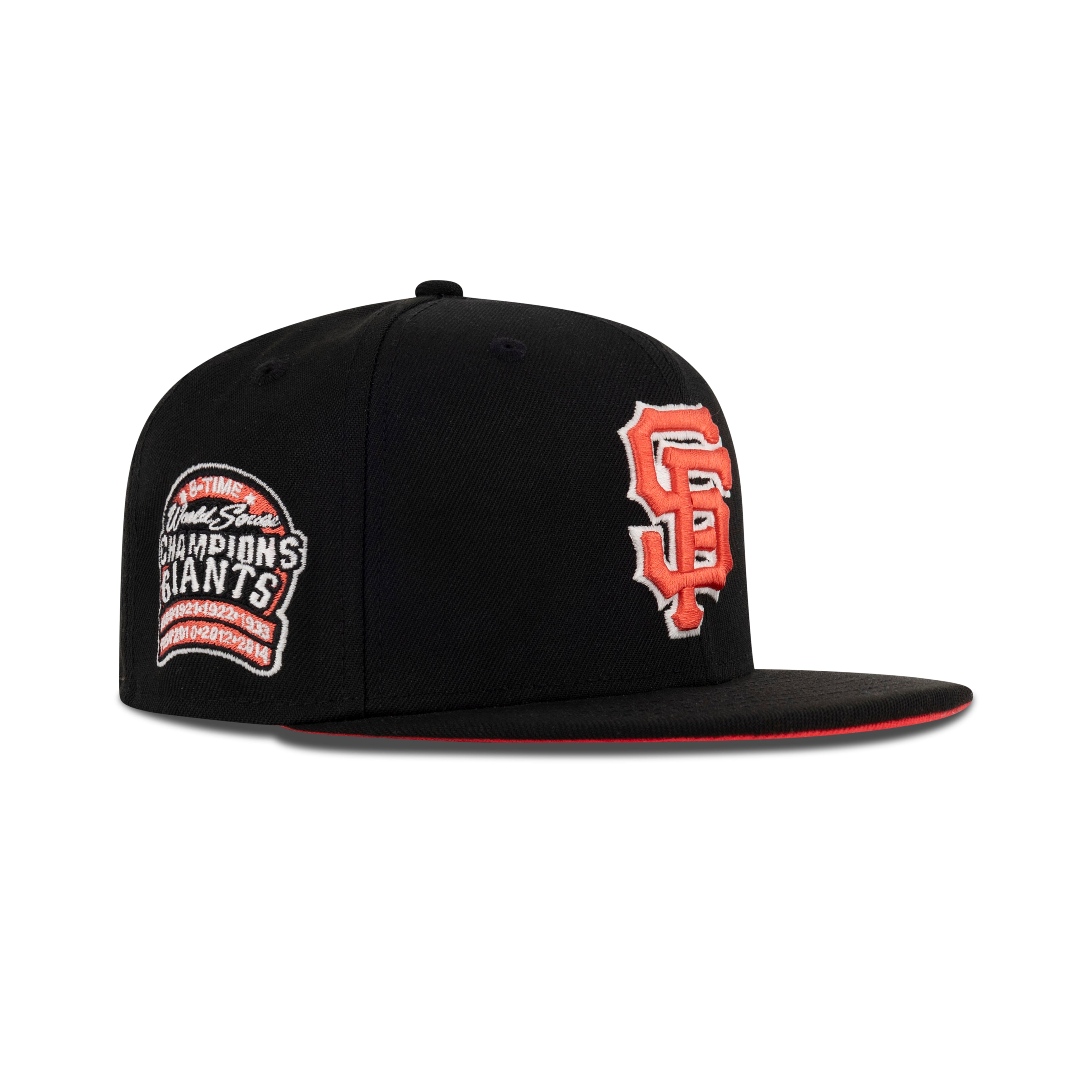 New Era San Francisco Giants Fitted Lava Red Bottom 