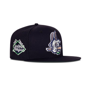 New Era Hartford Yard Goats Fitted Green Bottom "Navy" (1923 Eastern League Embroidery)