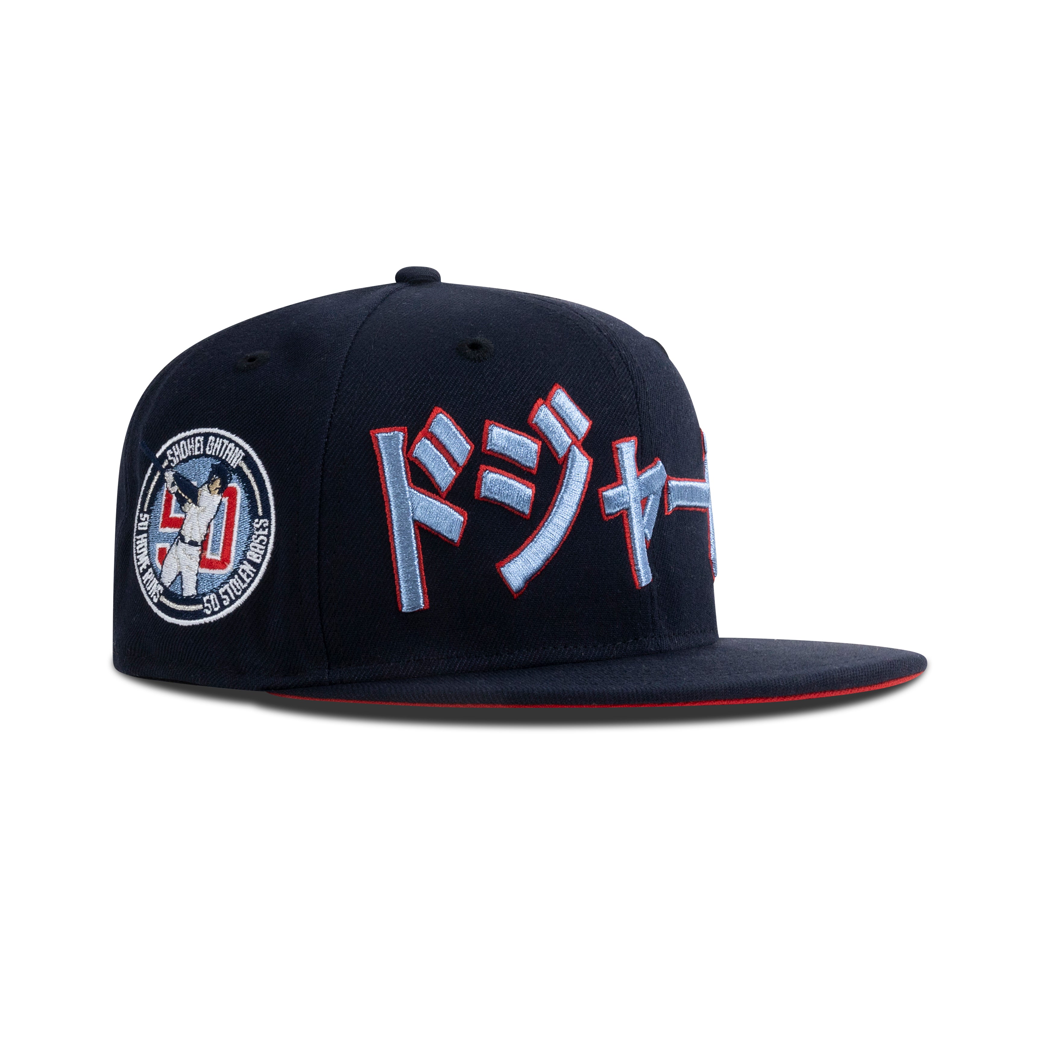 New Era Los Angeles Dodgers Kanji Fitted Red Bottom 