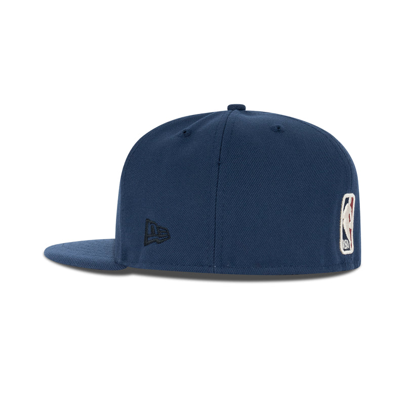 New Era New York Knicks Fitted Grey Bottom 