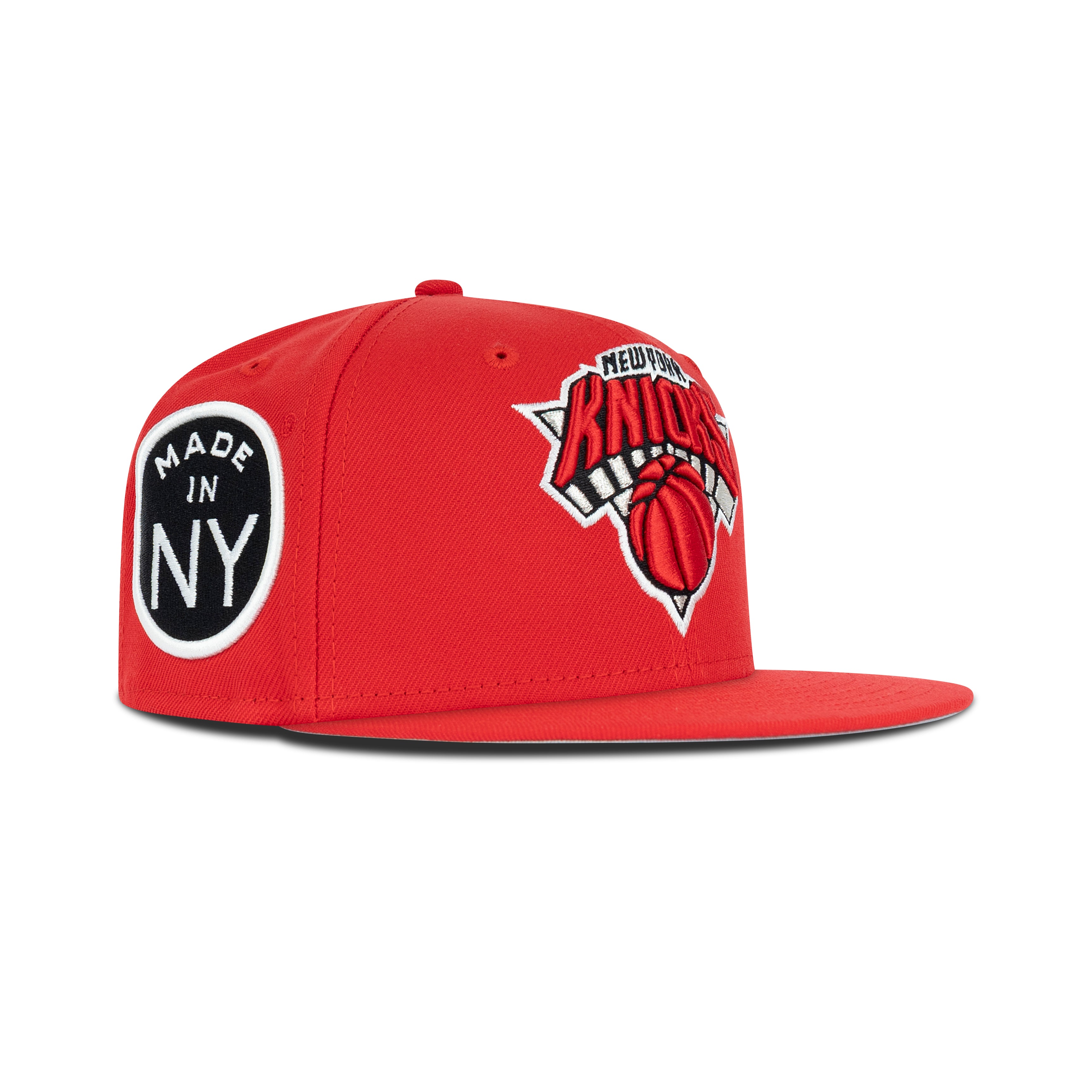New Era New York Knicks Fitted Grey Bottom 