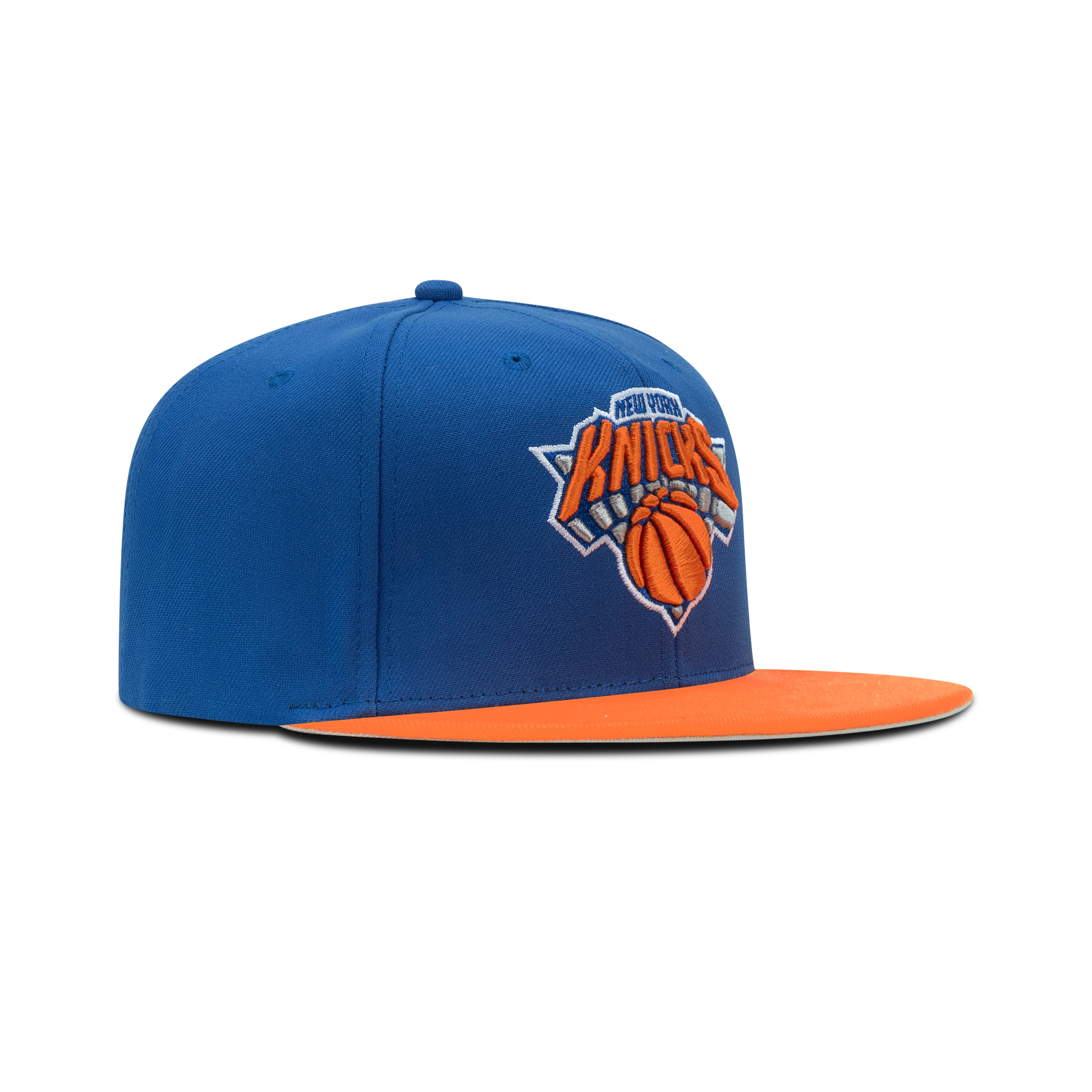 Mitchell & Ness NBA New York Knicks Core Basic Snapback Grey Bottom 