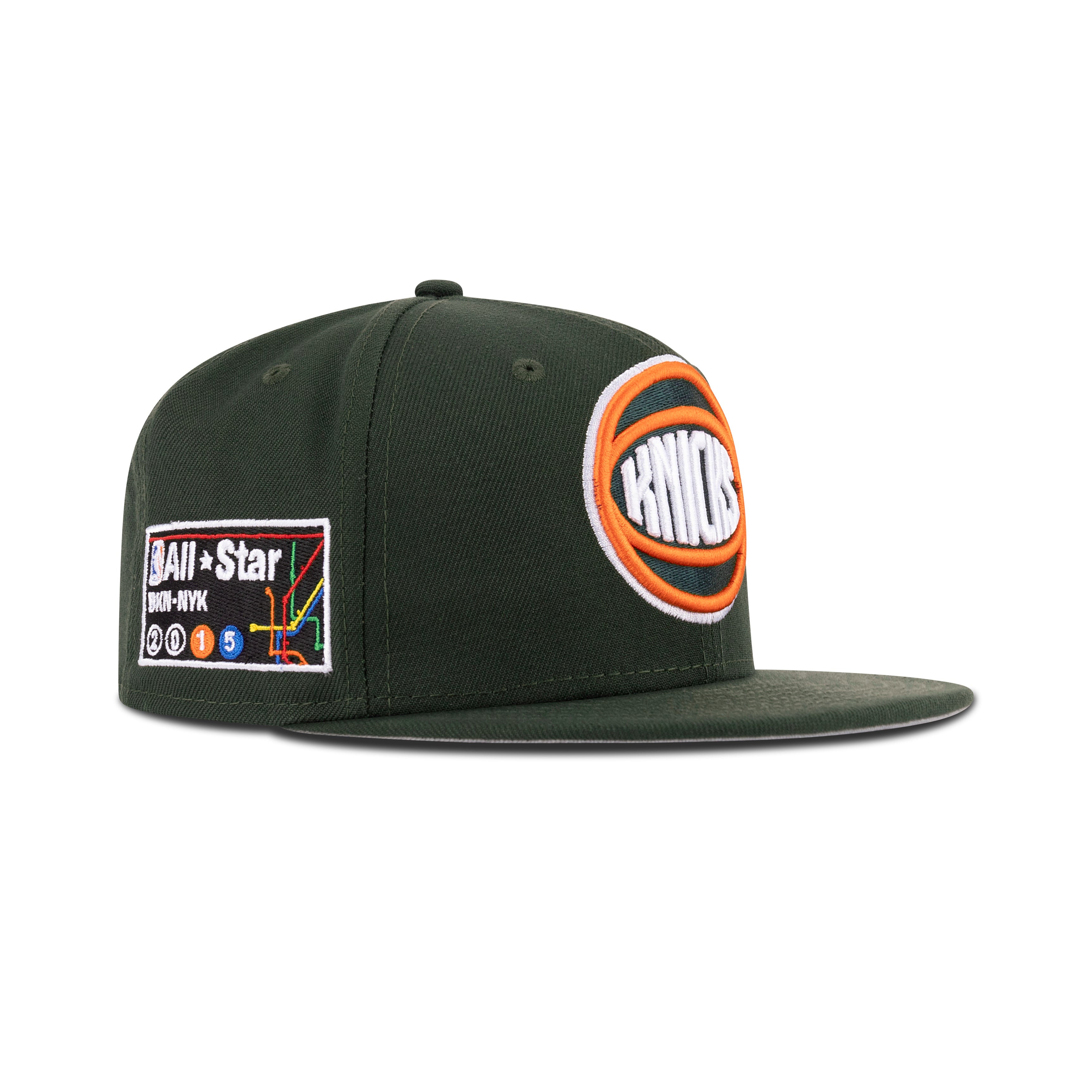 New Era New York Knicks Fitted Gray Bottom 