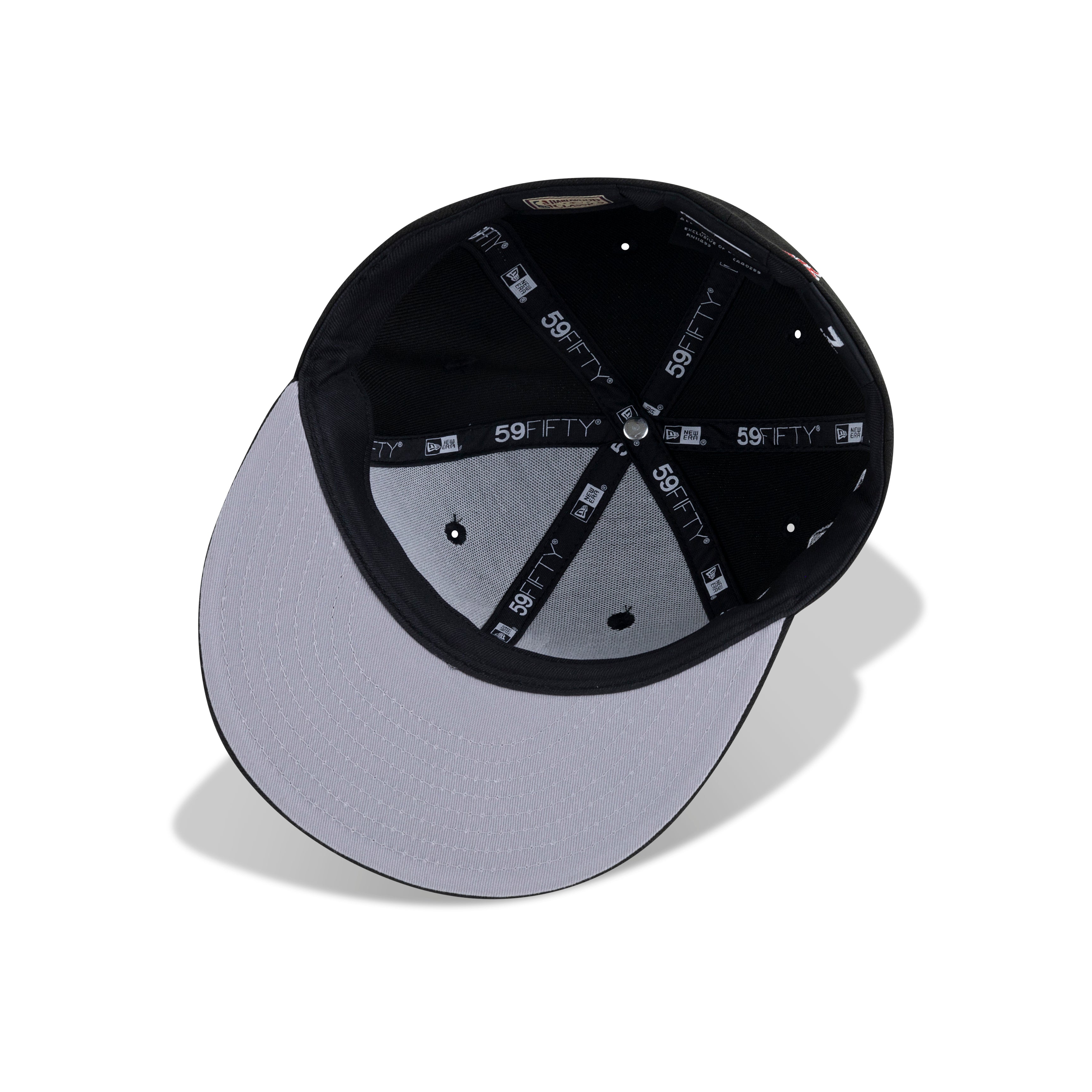 New Era New York Knicks Upside Down Logo Fitted Grey Bottom 