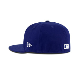 New Era Los Angeles Dodgers Fitted Grey Bottom "Dark Royal White" (100th Anniversary Embroidery)