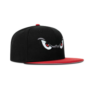 New Era Lake Elsinore Storm Fitted Grey Bottom "Black Red"
