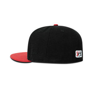 New Era Lake Elsinore Storm Fitted Grey Bottom "Black Red"