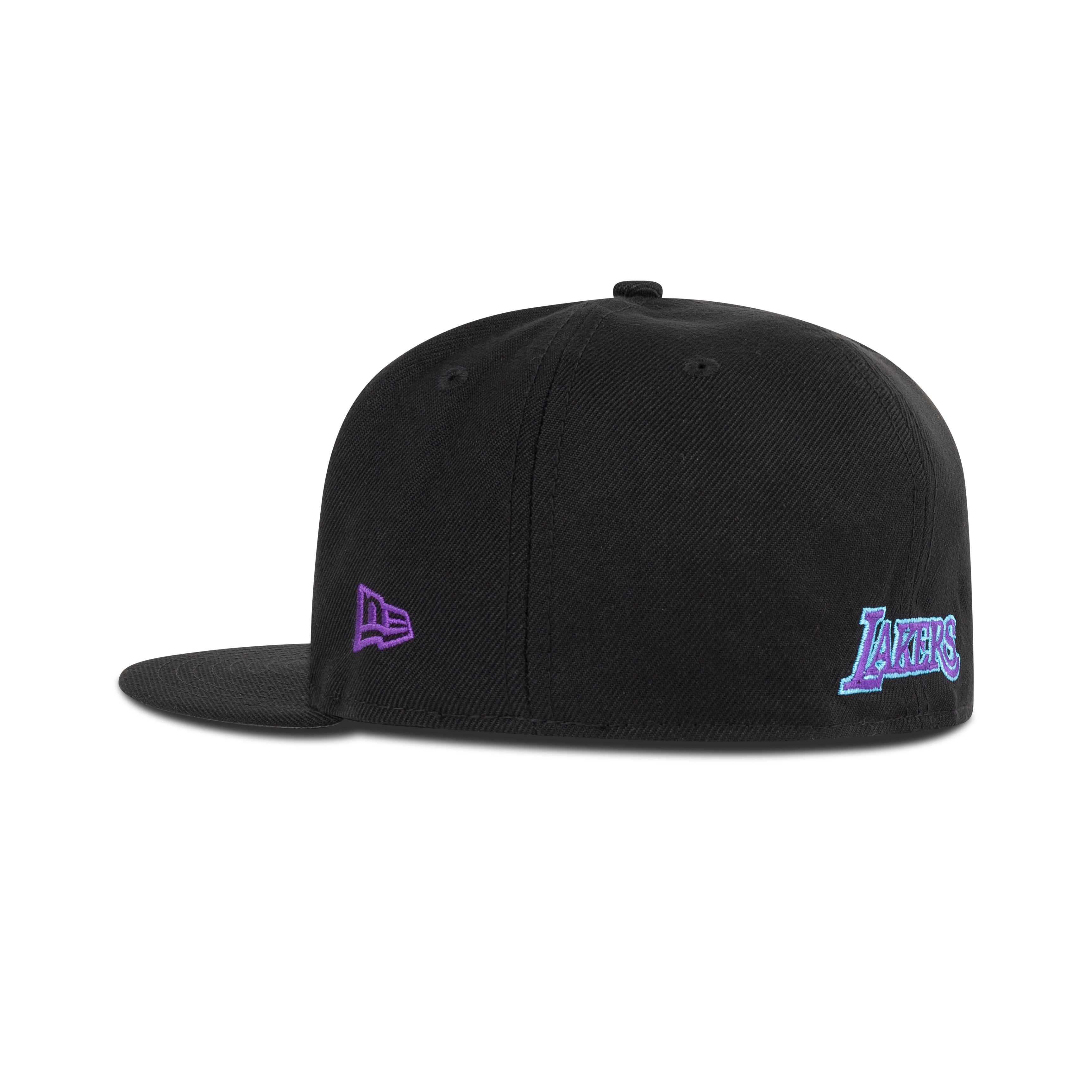New Era Los Angeles Lakers Fitted Grey Bottom 