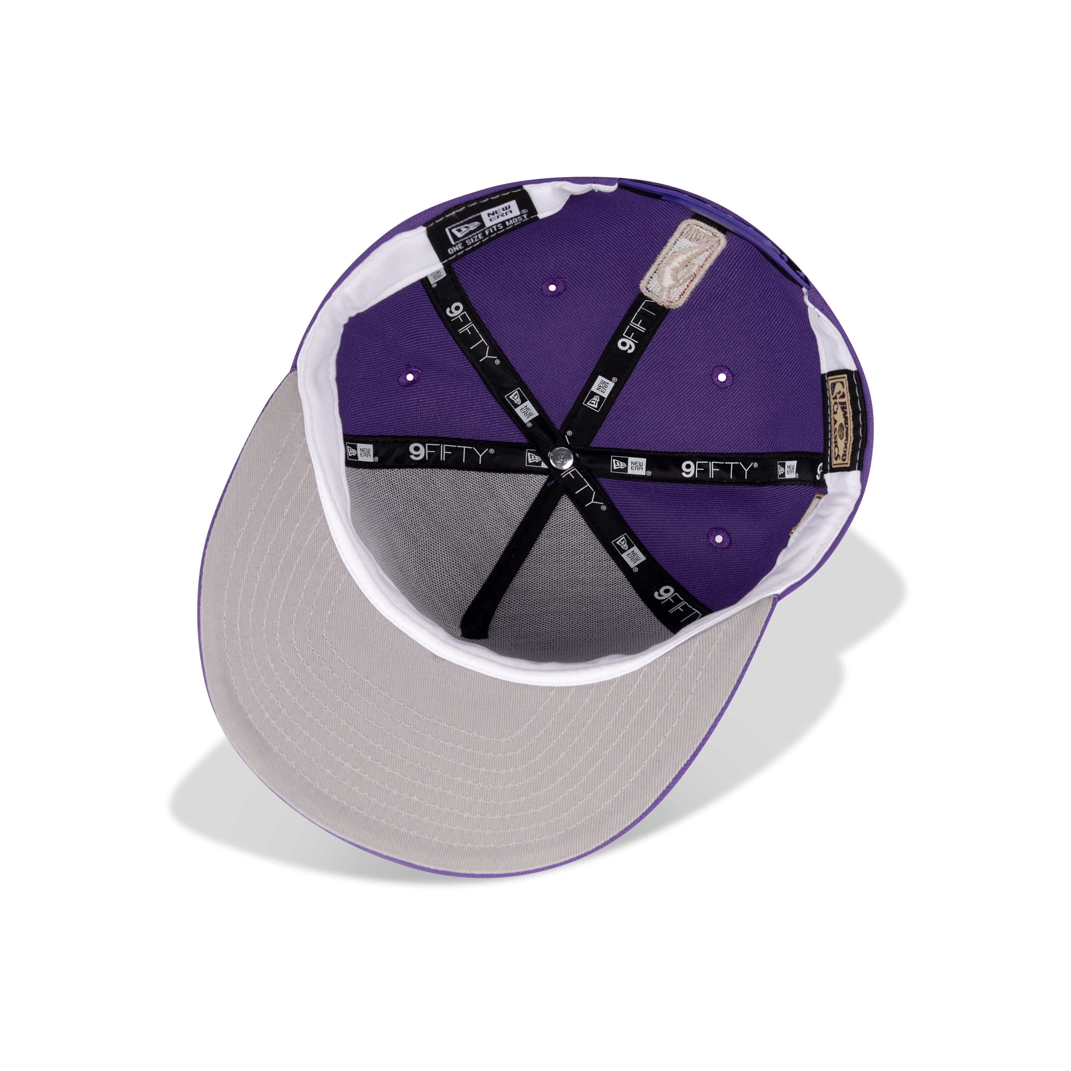 New Era Los Angeles Lakers A-Frame Snapback Grey Bottom 