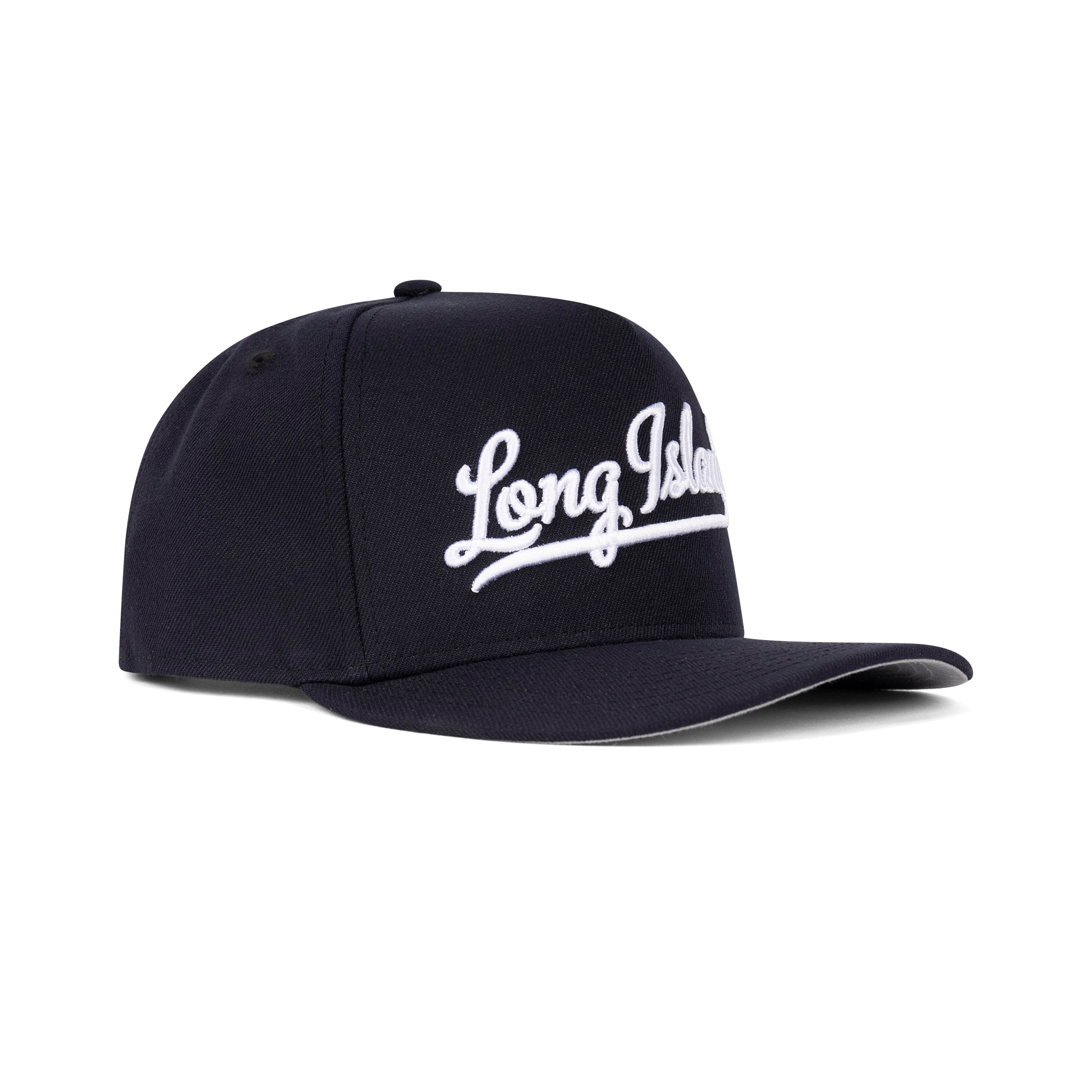 New Era Long Island NY A-Frame Snapback Grey Bottom 
