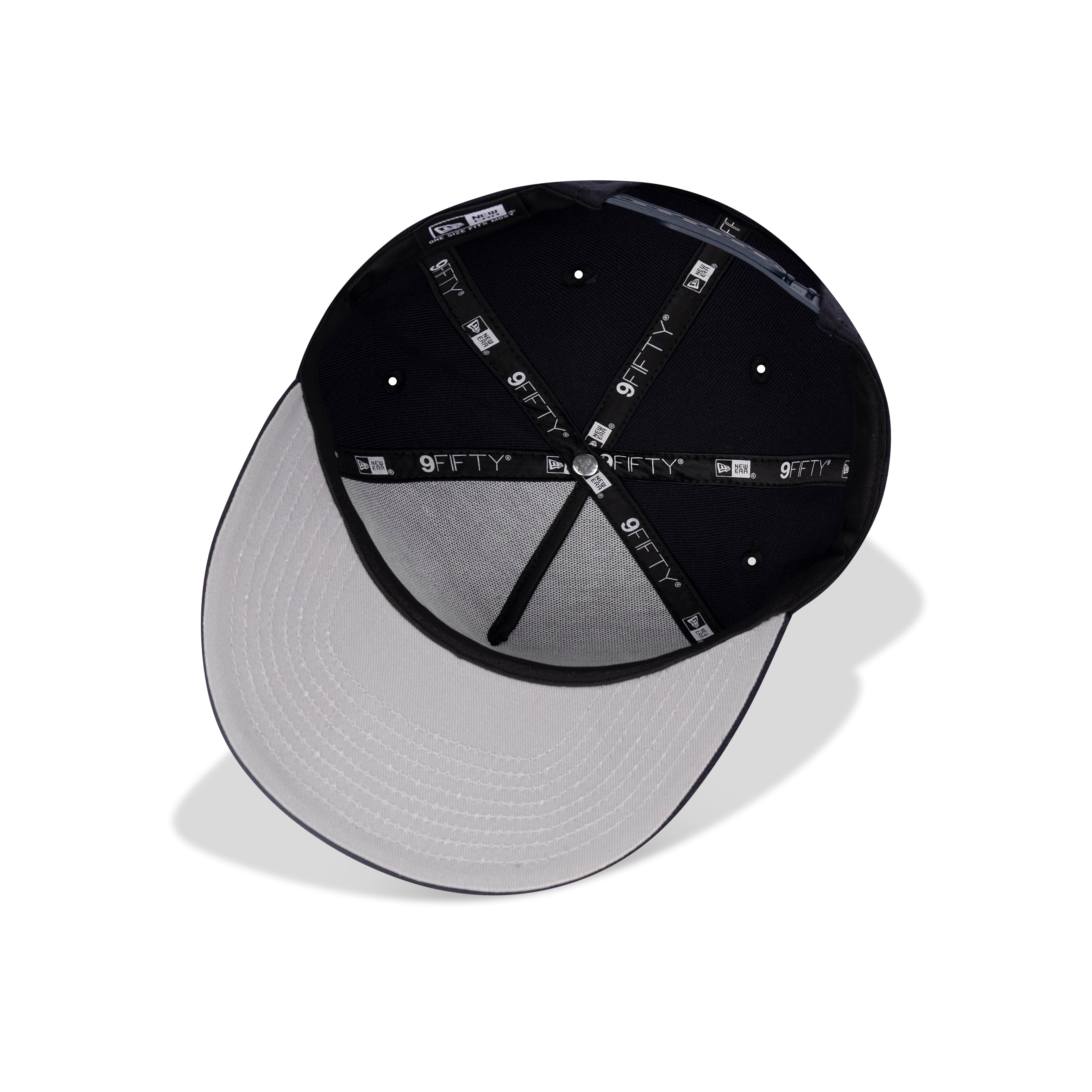 New Era Long Island NY A-Frame Snapback Grey Bottom 