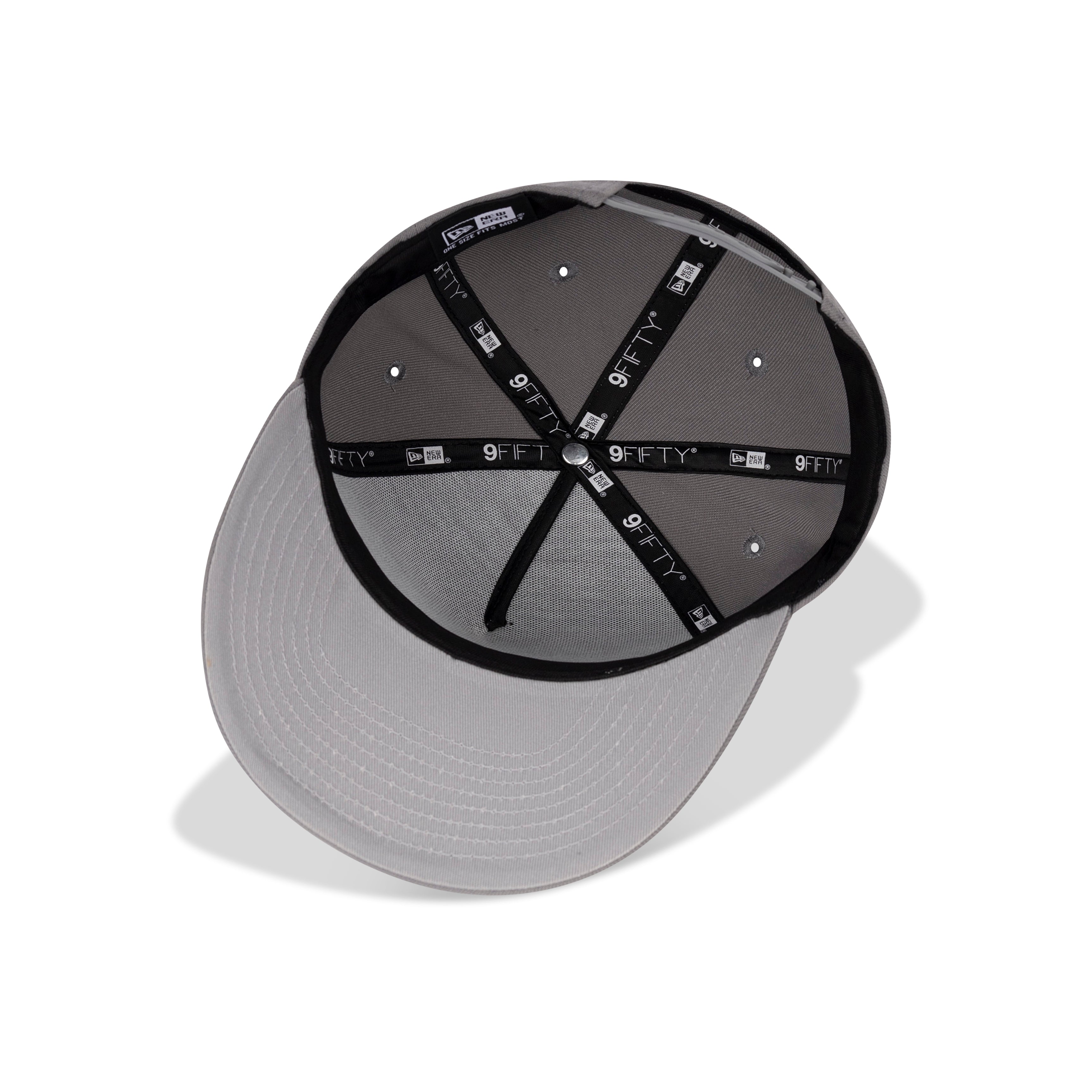 New Era Long Island NY A-Frame Snapback Grey Bottom 