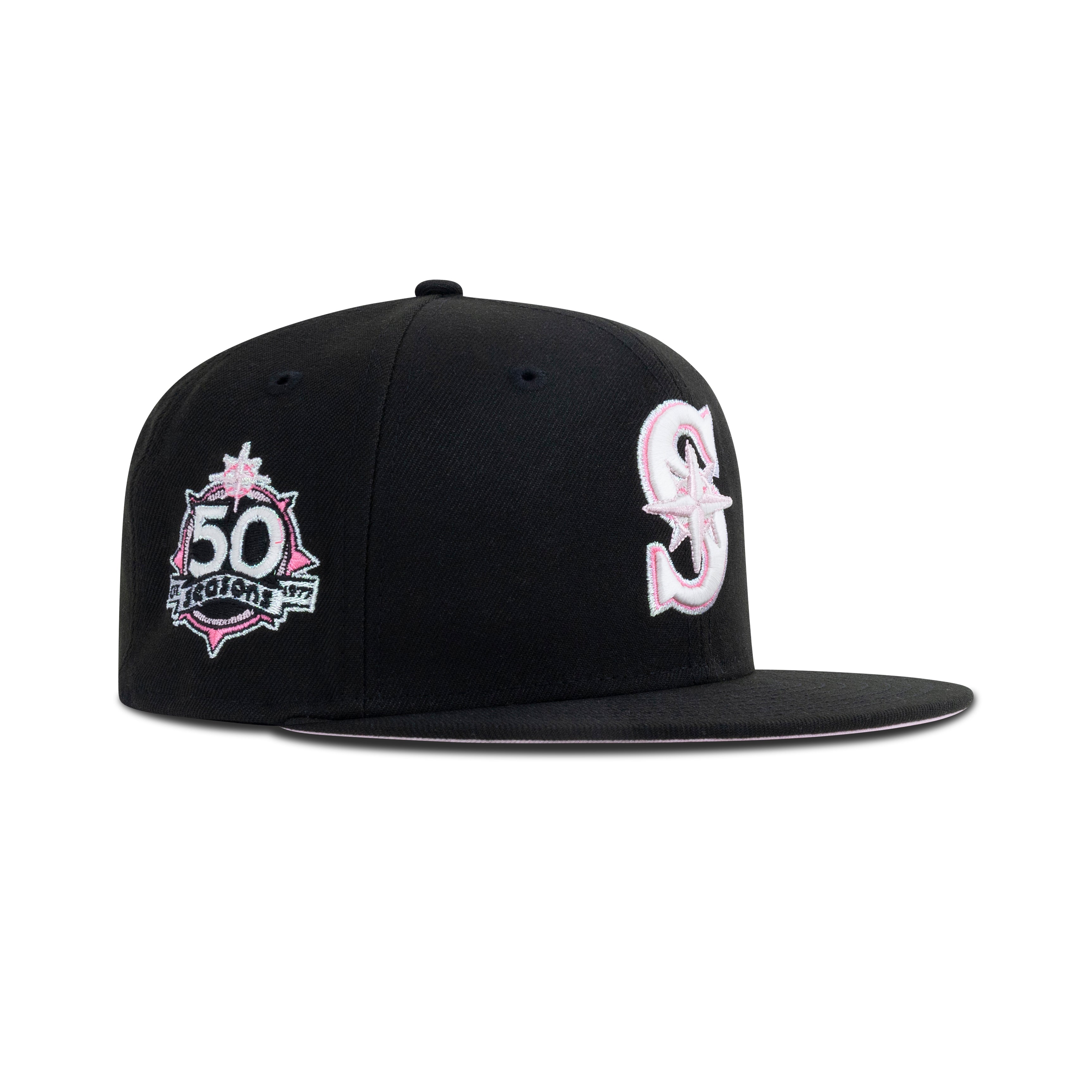 New Era Seattle Mariners Fitted Pink Bottom 