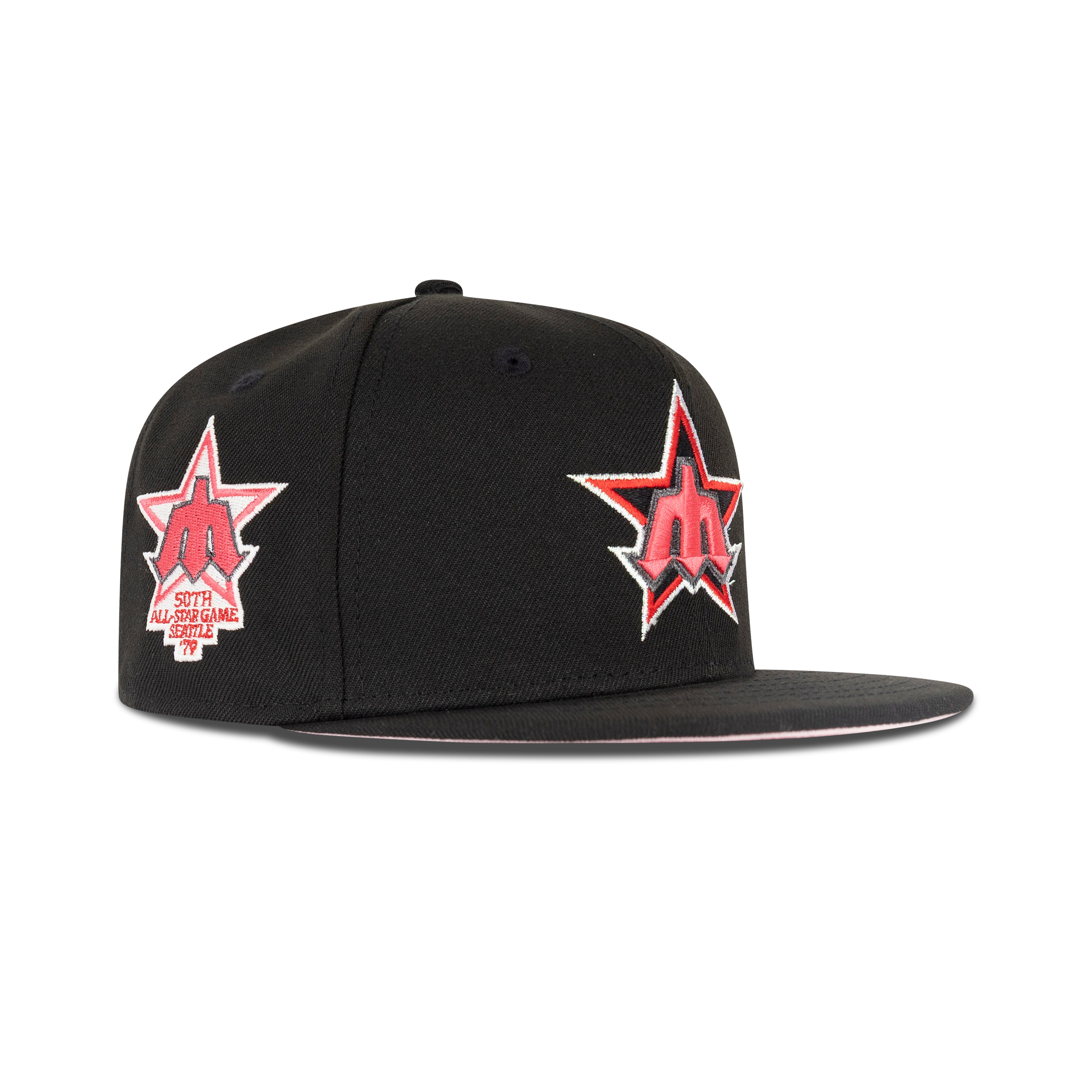New Era Seattle Mariners Fitted Pink Bottom 