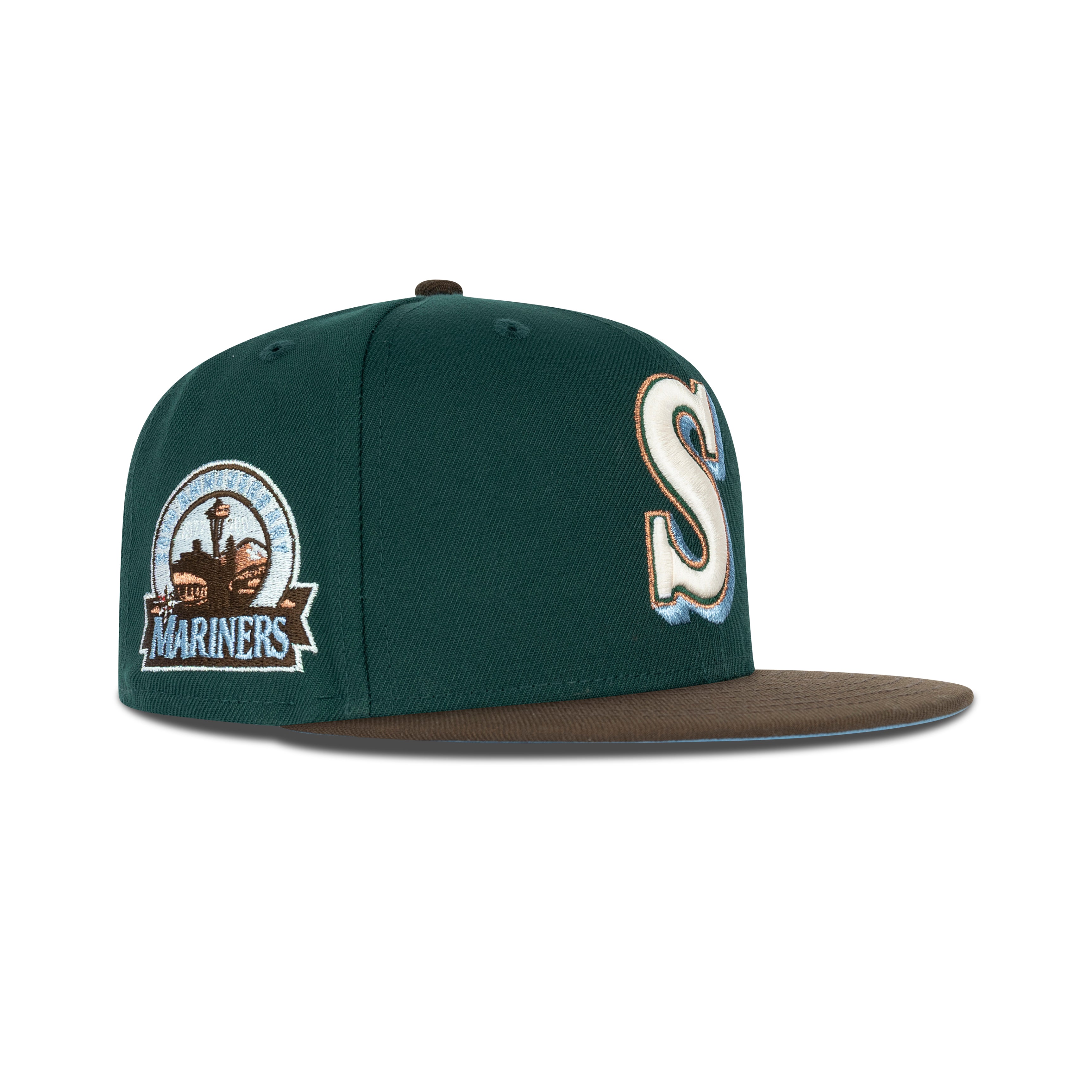 New Era Seattle Mariners Fitted Sky Bottom 