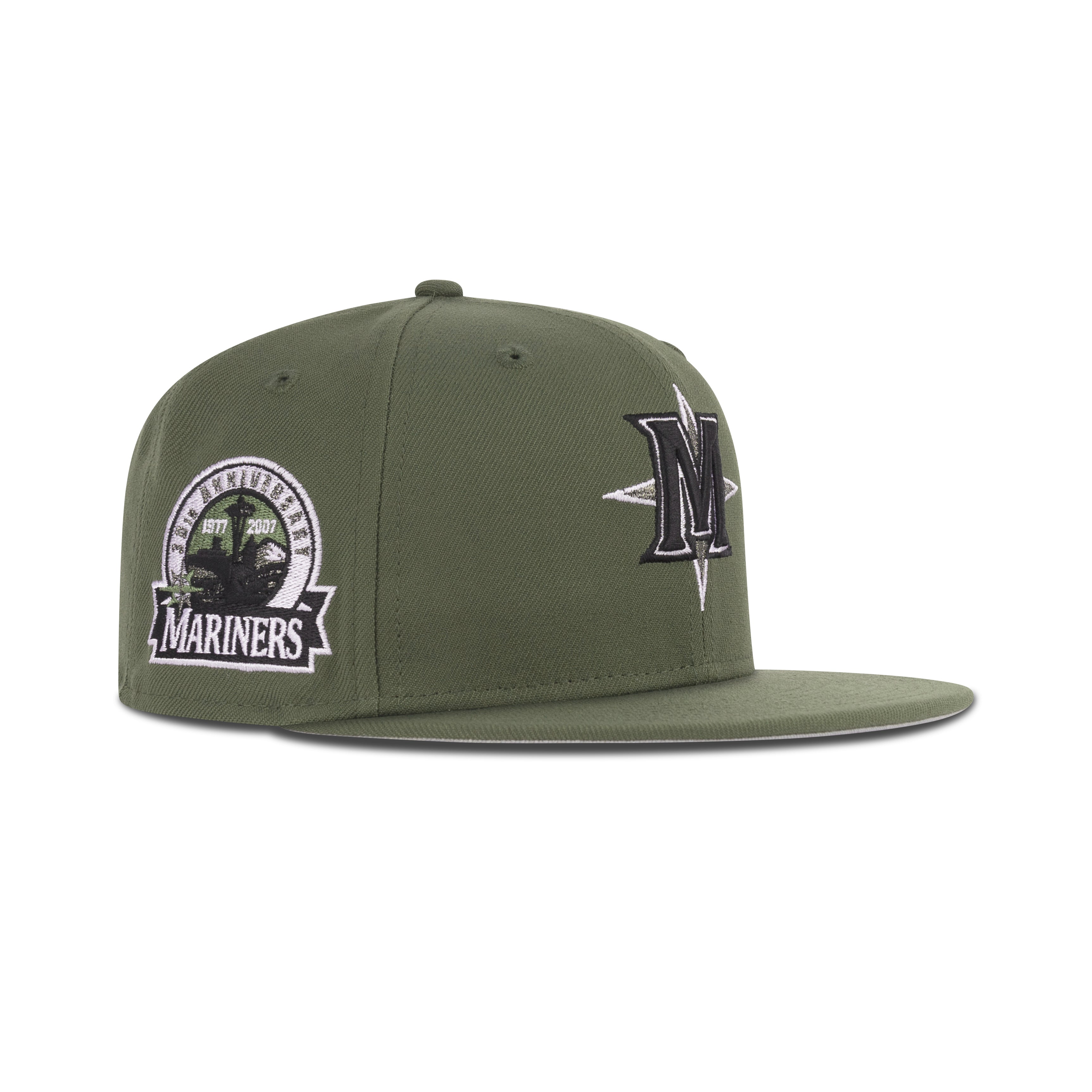 New Era Seattle Mariners Fitted Gray Bottom 