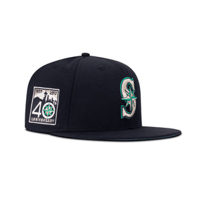 New Era Seattle Mariners Fitted Teal Bottom "Navy Teal" (40th Anniversary Embroidery)