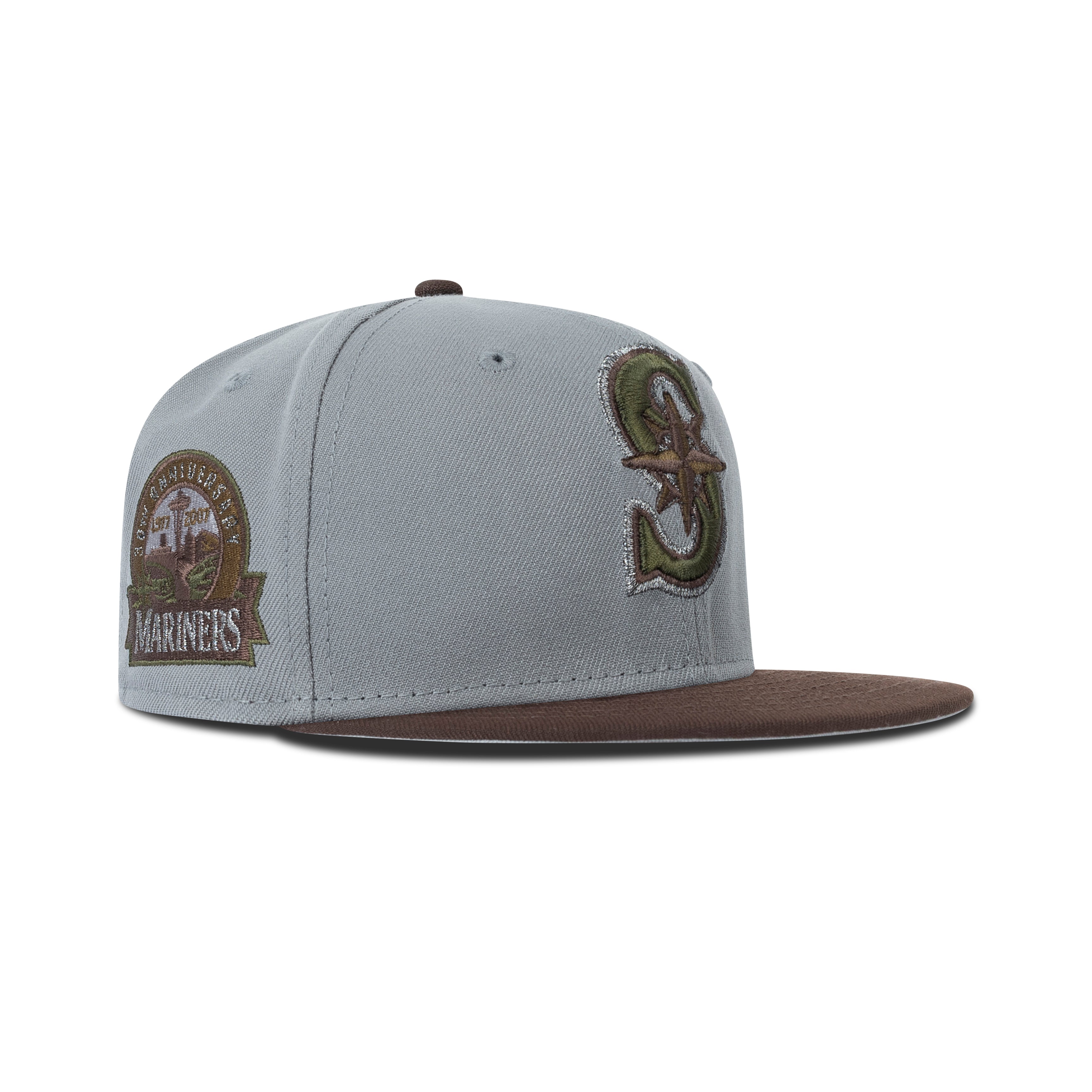 New Era Seattle Mariners Fitted Grey Bottom 