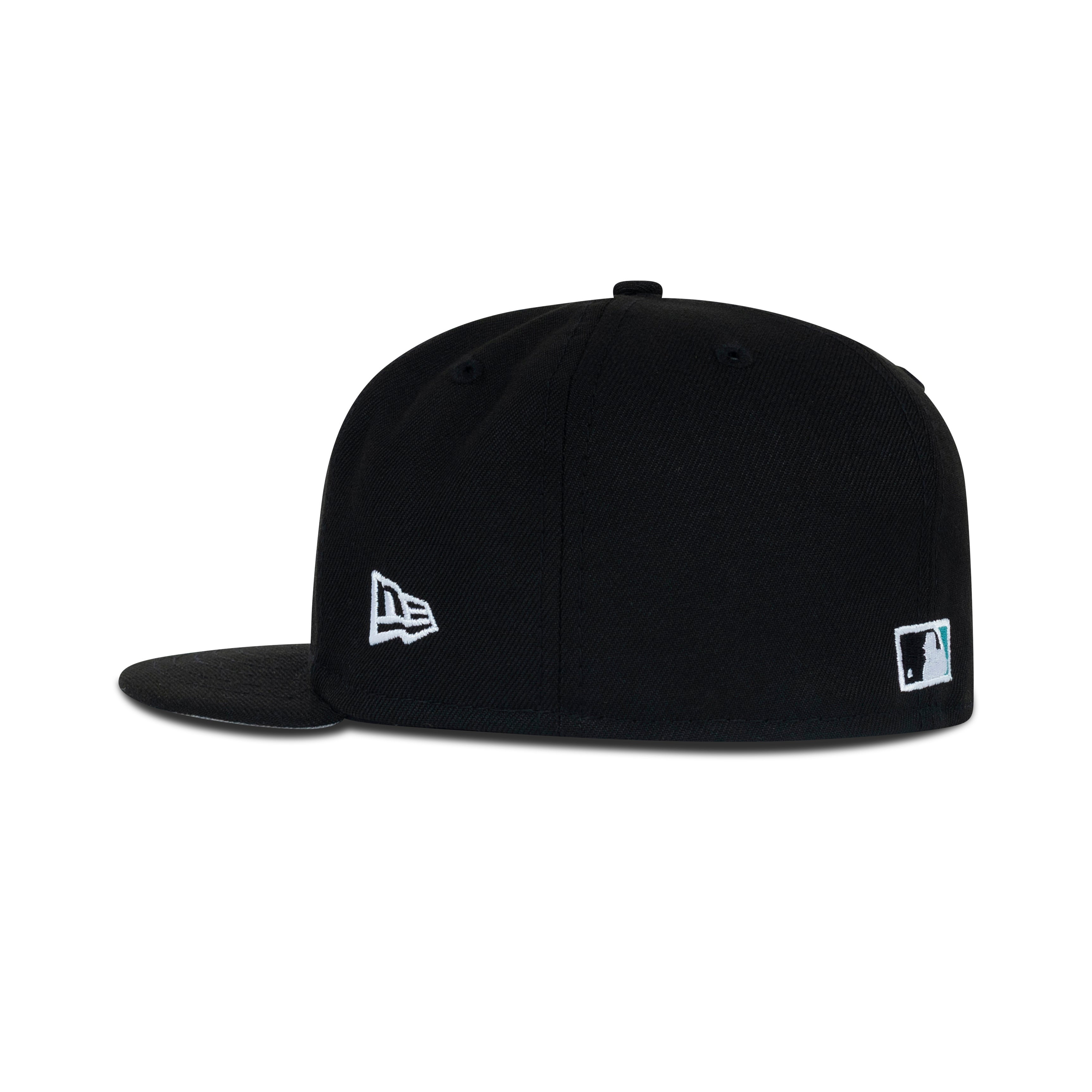 New Era Florida Marlins Upside Down Logo Fitted Grey Bottom 