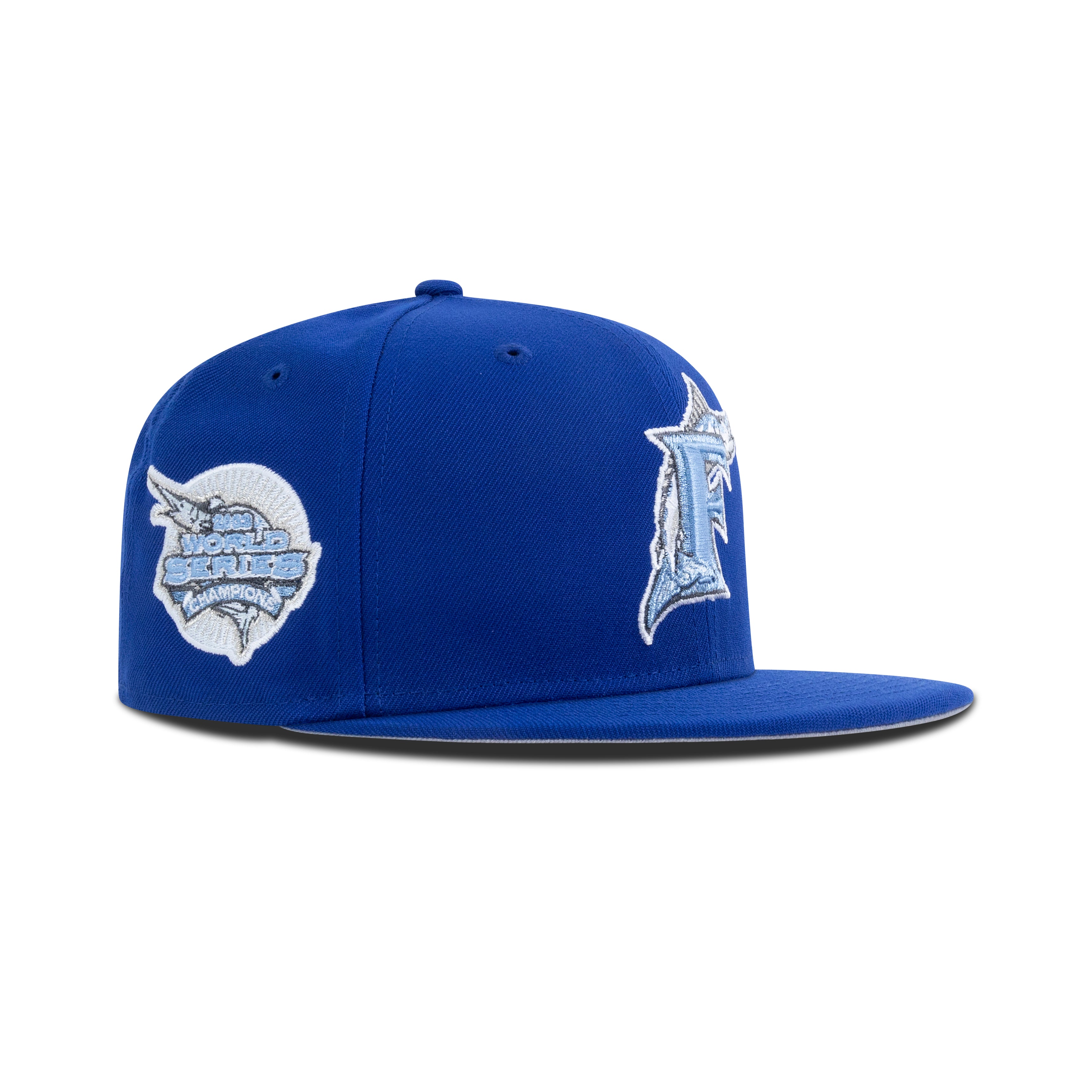 New Era Florida Marlins Fitted Sky Bottom 